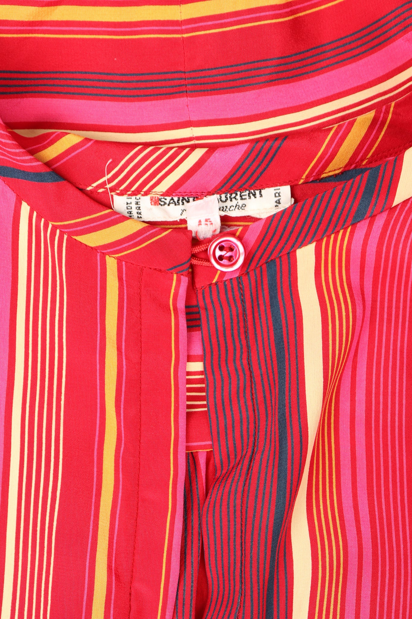 Striped Silk Bow Blouse - Image 16