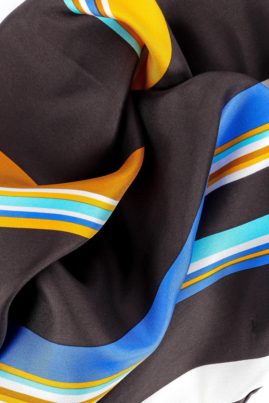 Striped Silk Scarf - Image 5