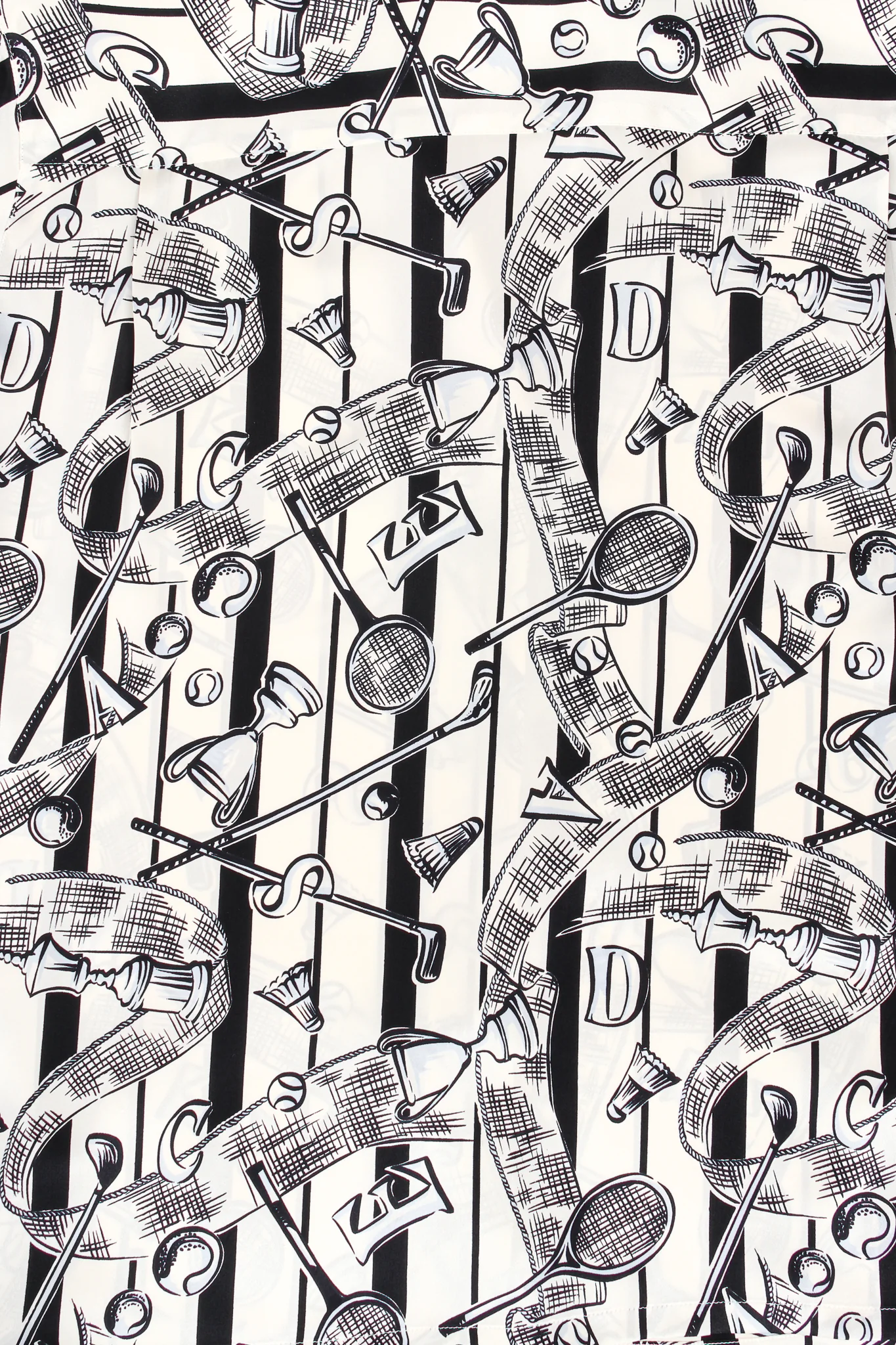 Striped Sport Trophy Print Shirt - Image 10