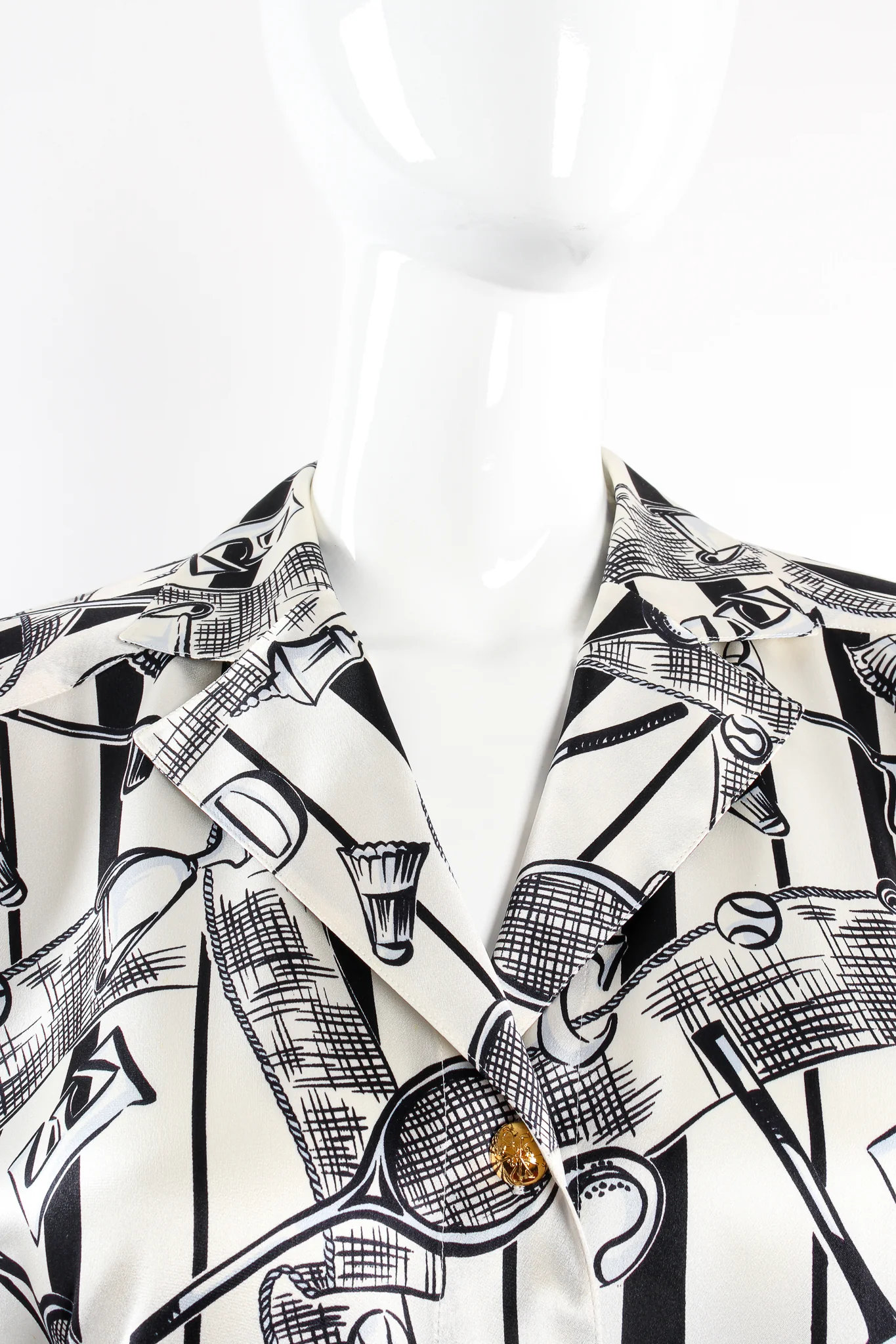 Striped Sport Trophy Print Shirt - Image 3