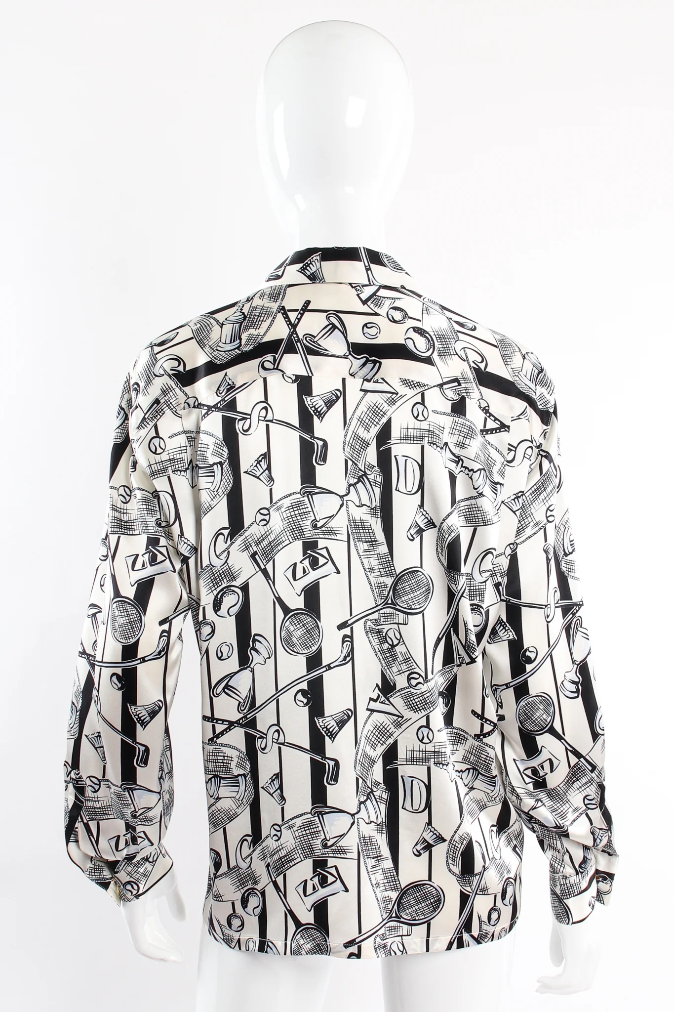 Striped Sport Trophy Print Shirt - Image 7