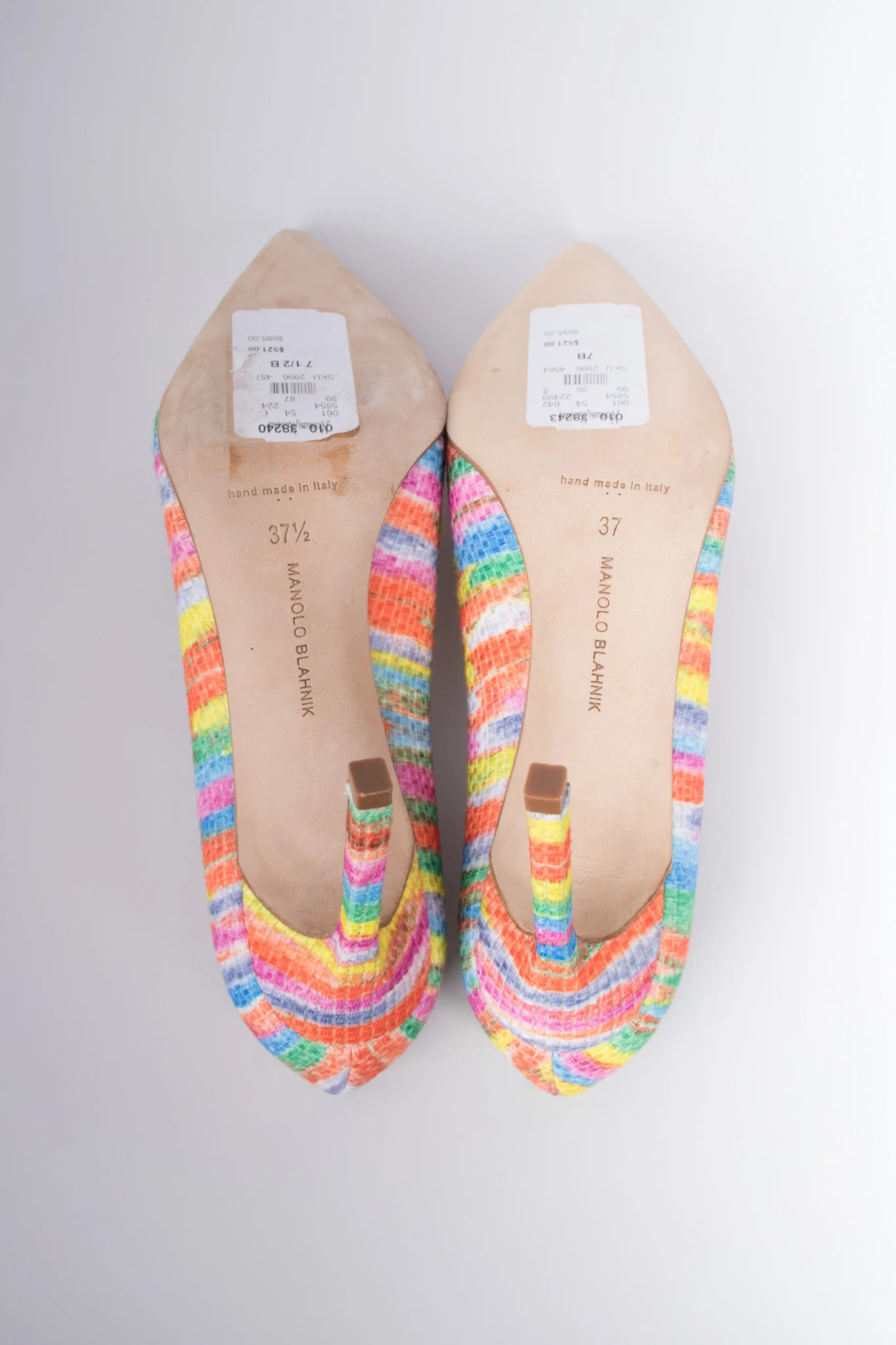 Striped Watercolor Heels - Image 10