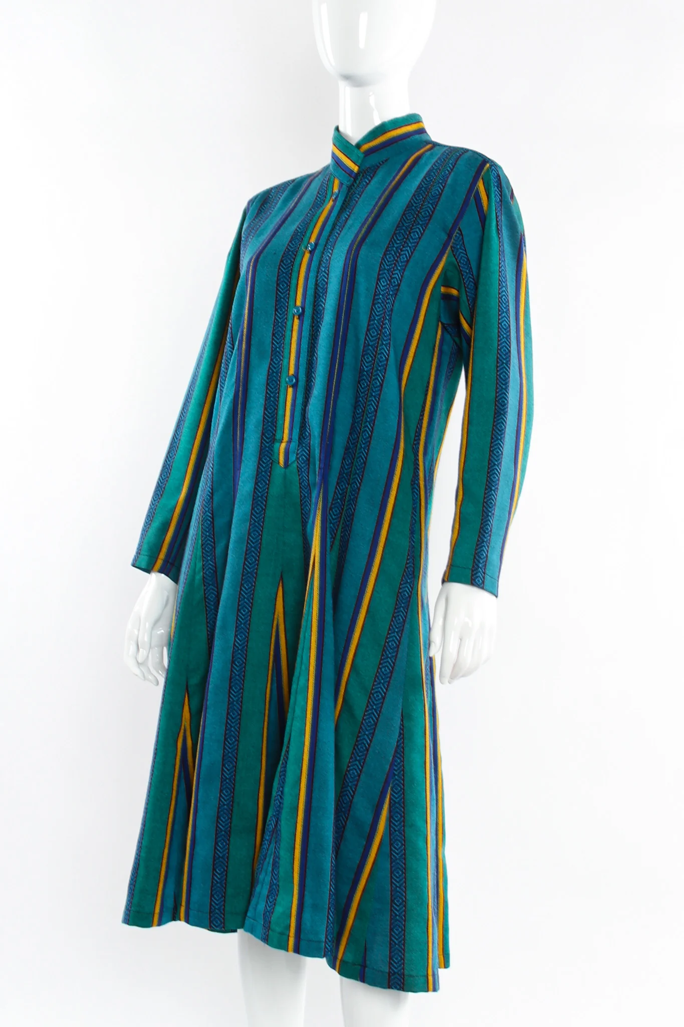 Striped Wool Dress - Image 2