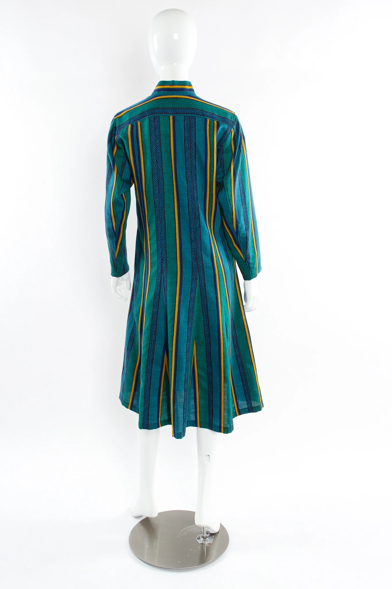 Striped Wool Dress - Image 3