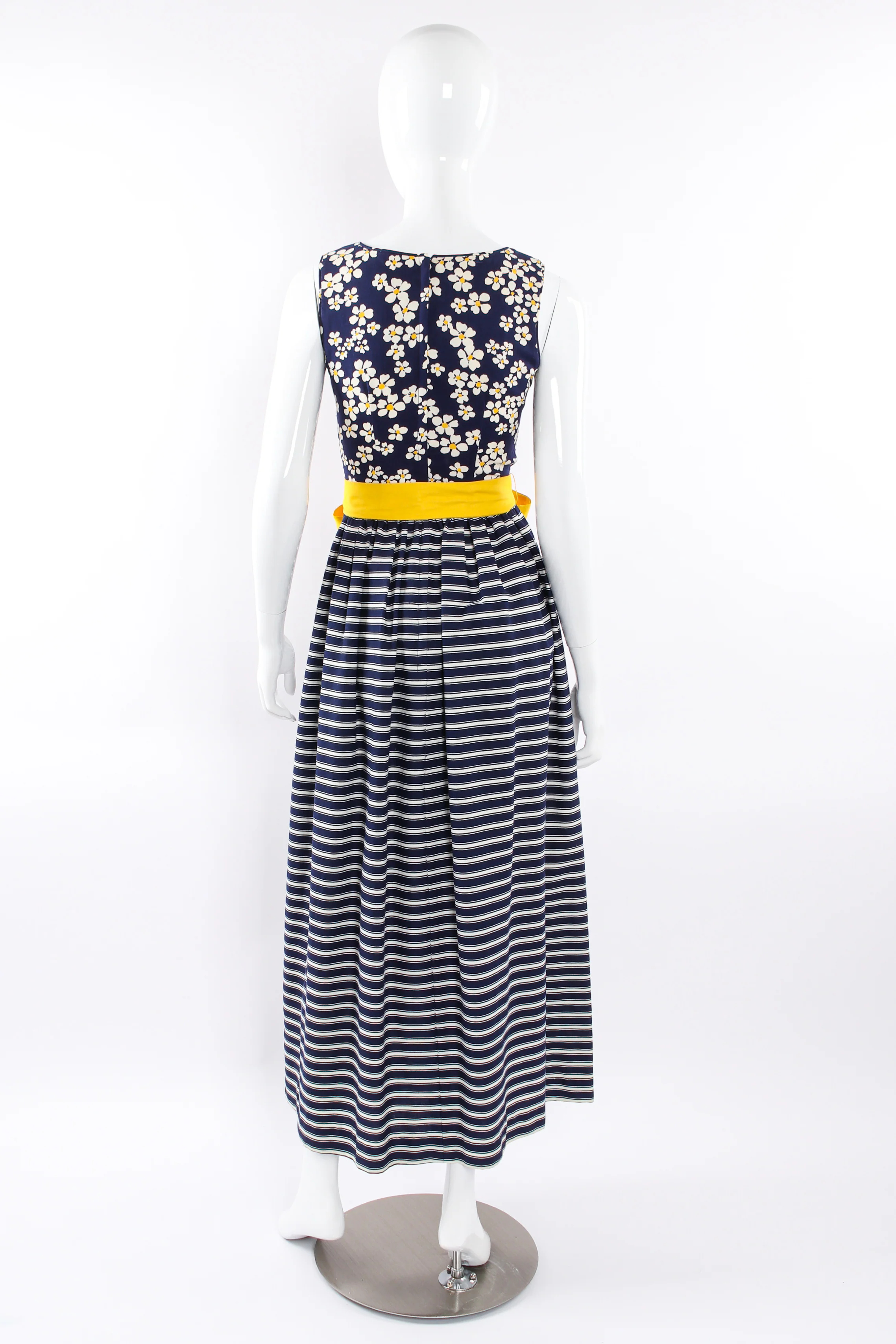 Nautical Stripes & Daisies Dress - Image 6
