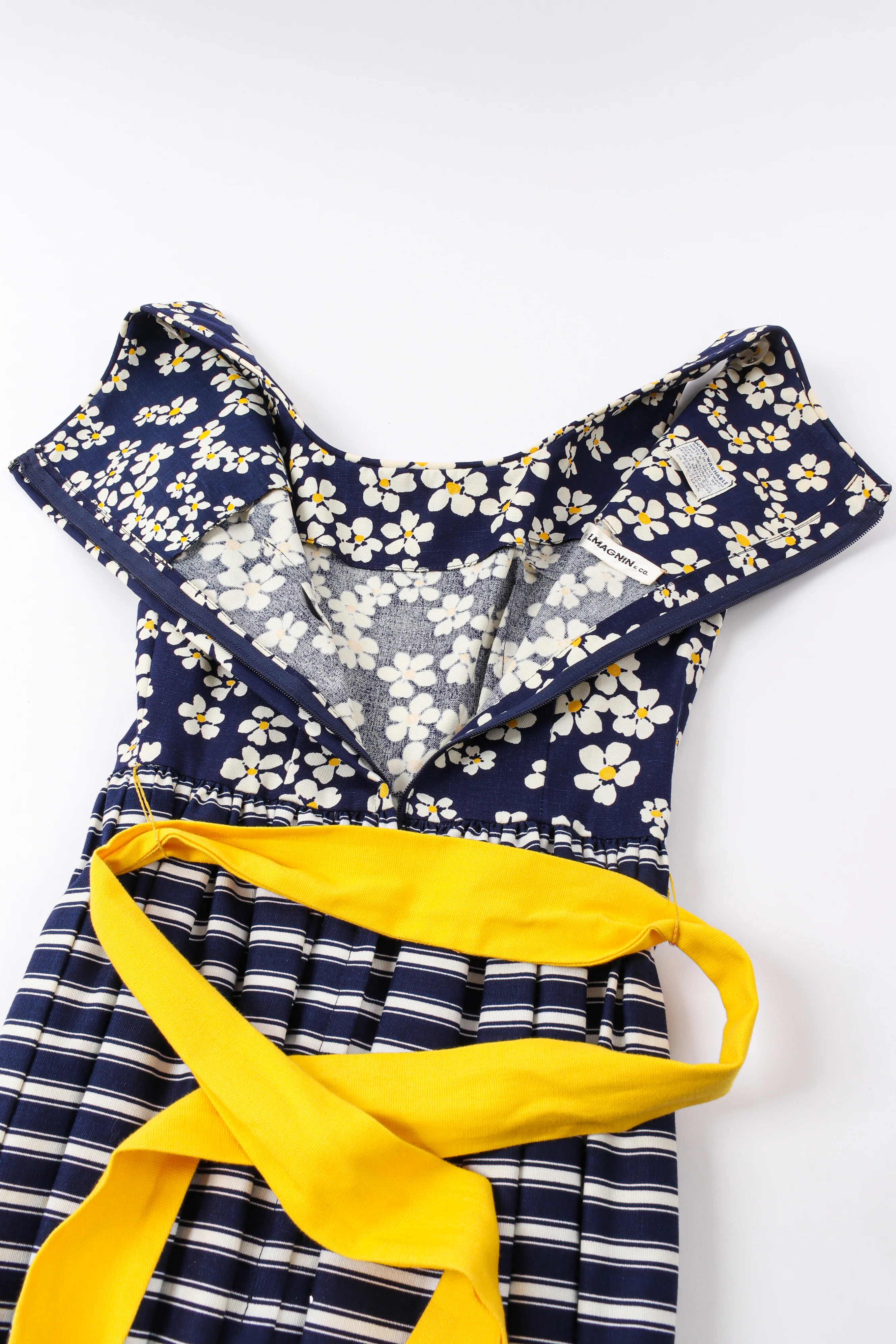 Nautical Stripes & Daisies Dress - Image 7
