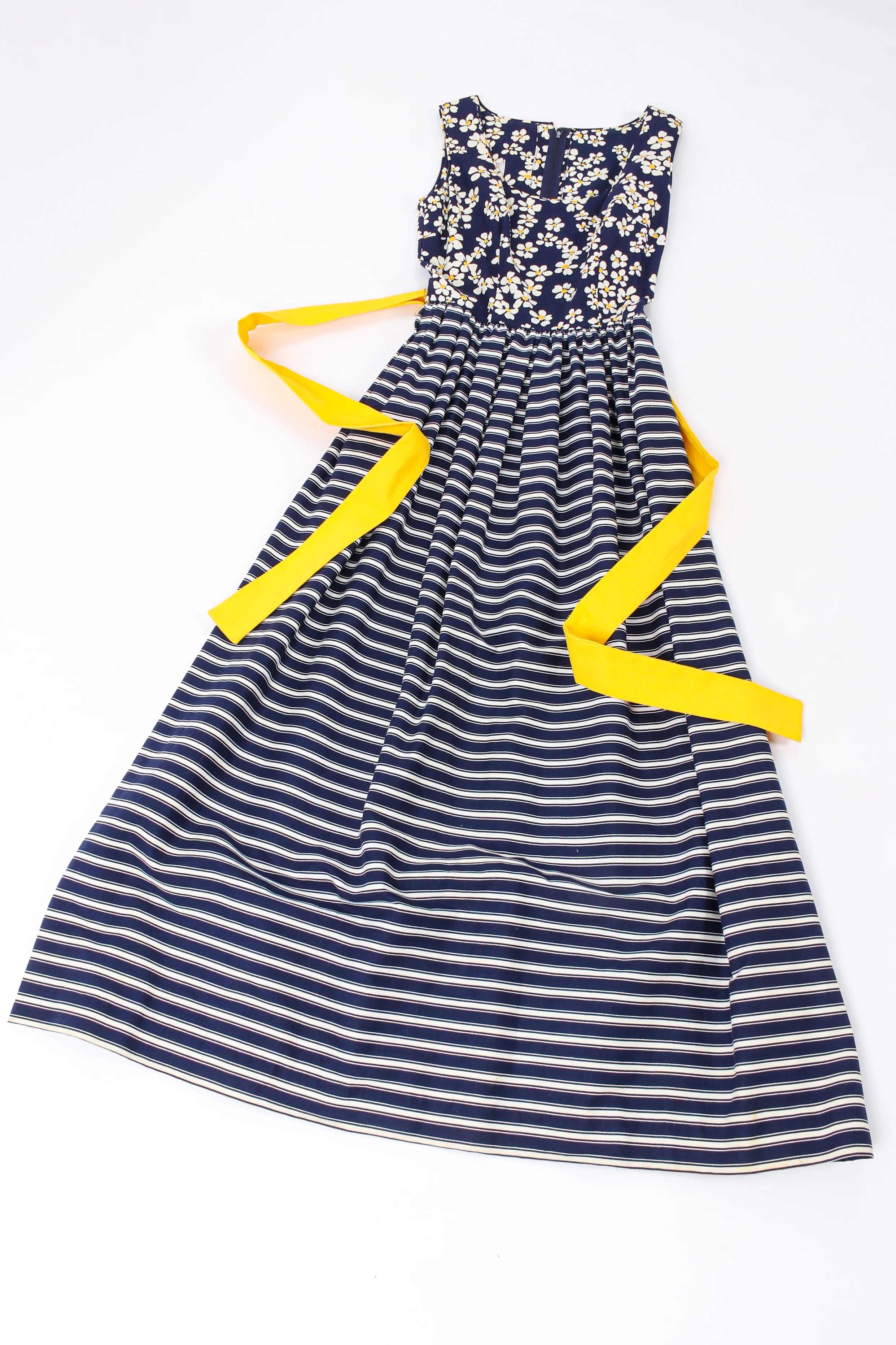 Nautical Stripes & Daisies Dress - Image 8