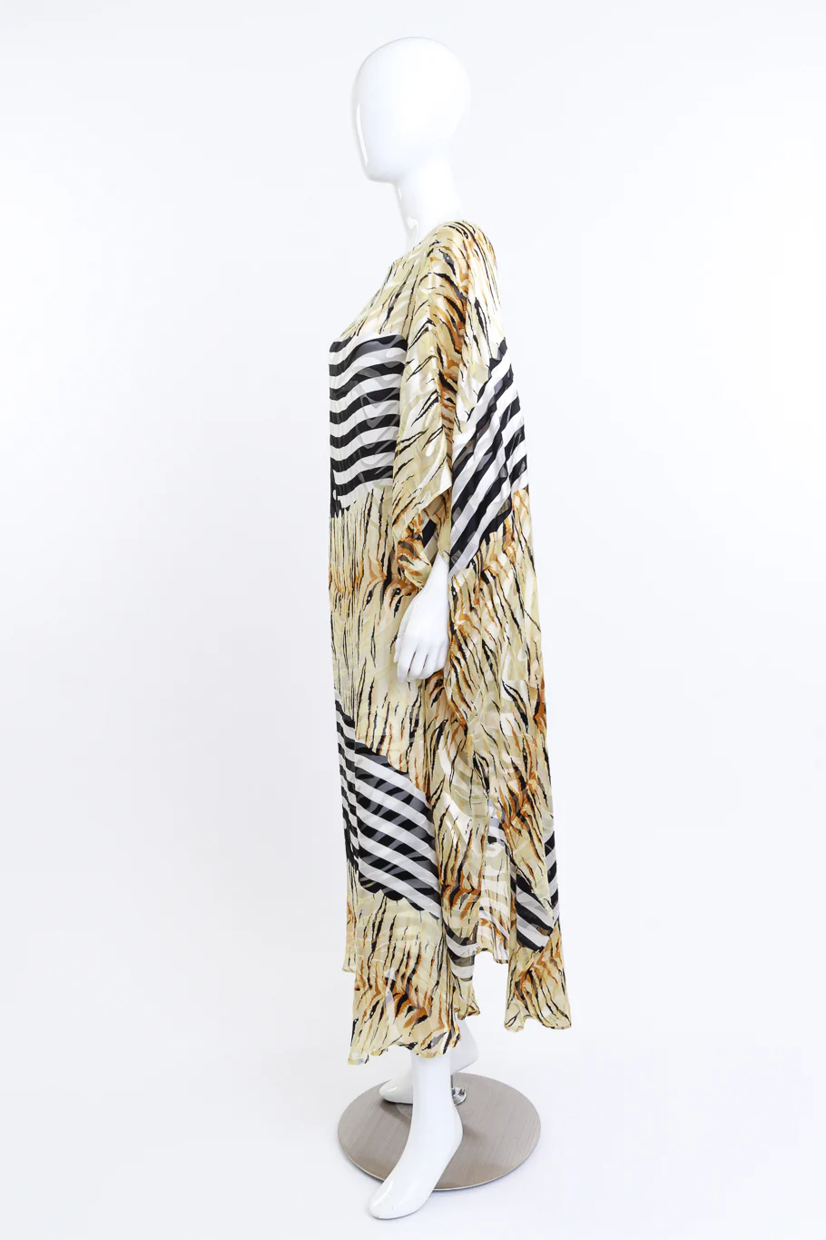 Stripes & Dots Burnout Caftan - Image 3