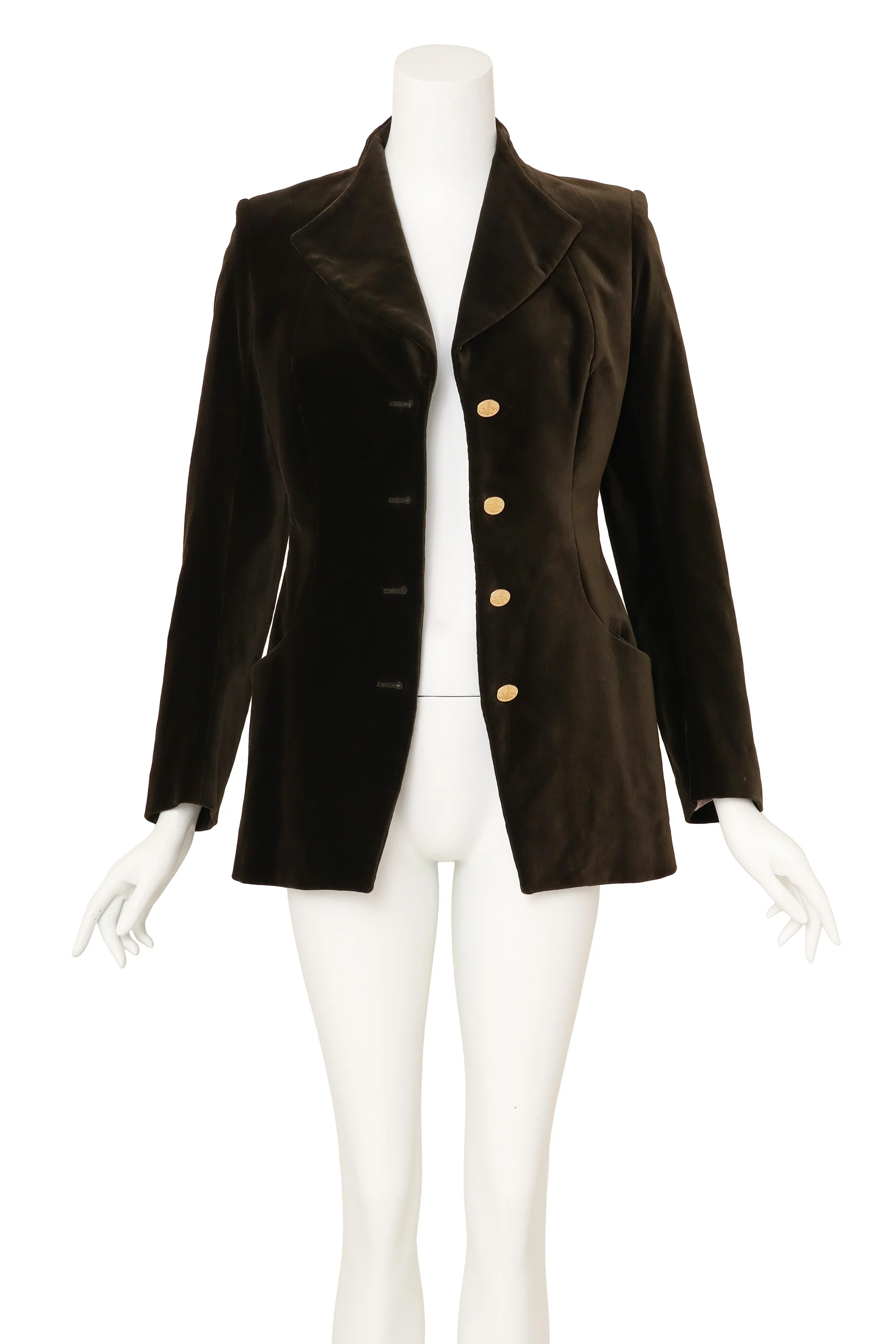 Structured Dutch Velvet Blazer - Image 2