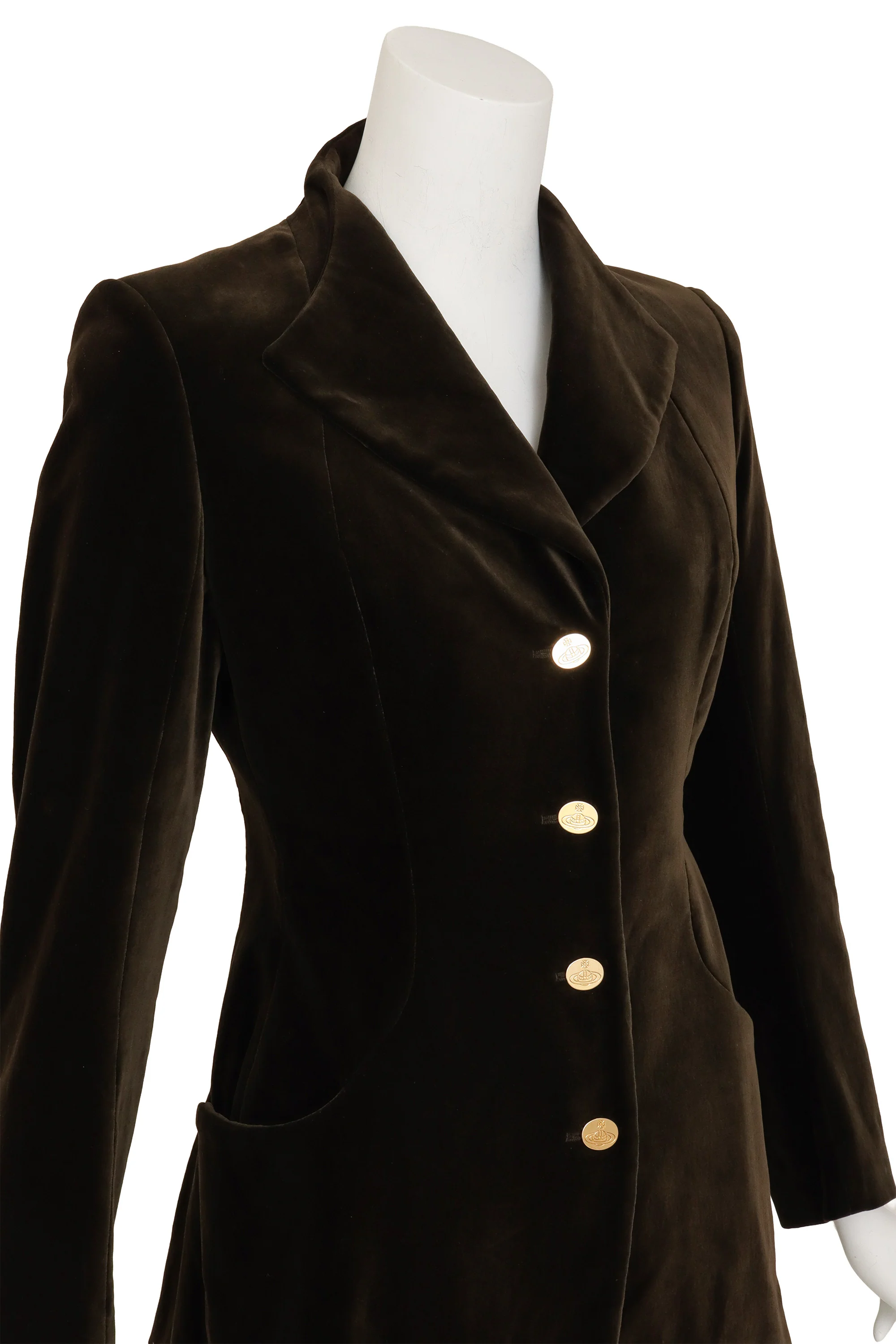 Structured Dutch Velvet Blazer - Image 3