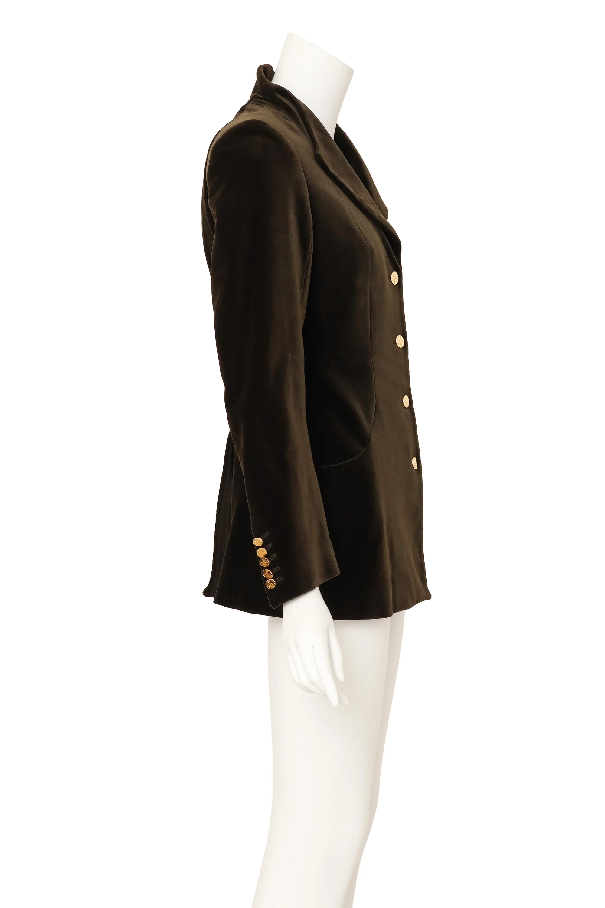 Structured Dutch Velvet Blazer - Image 4