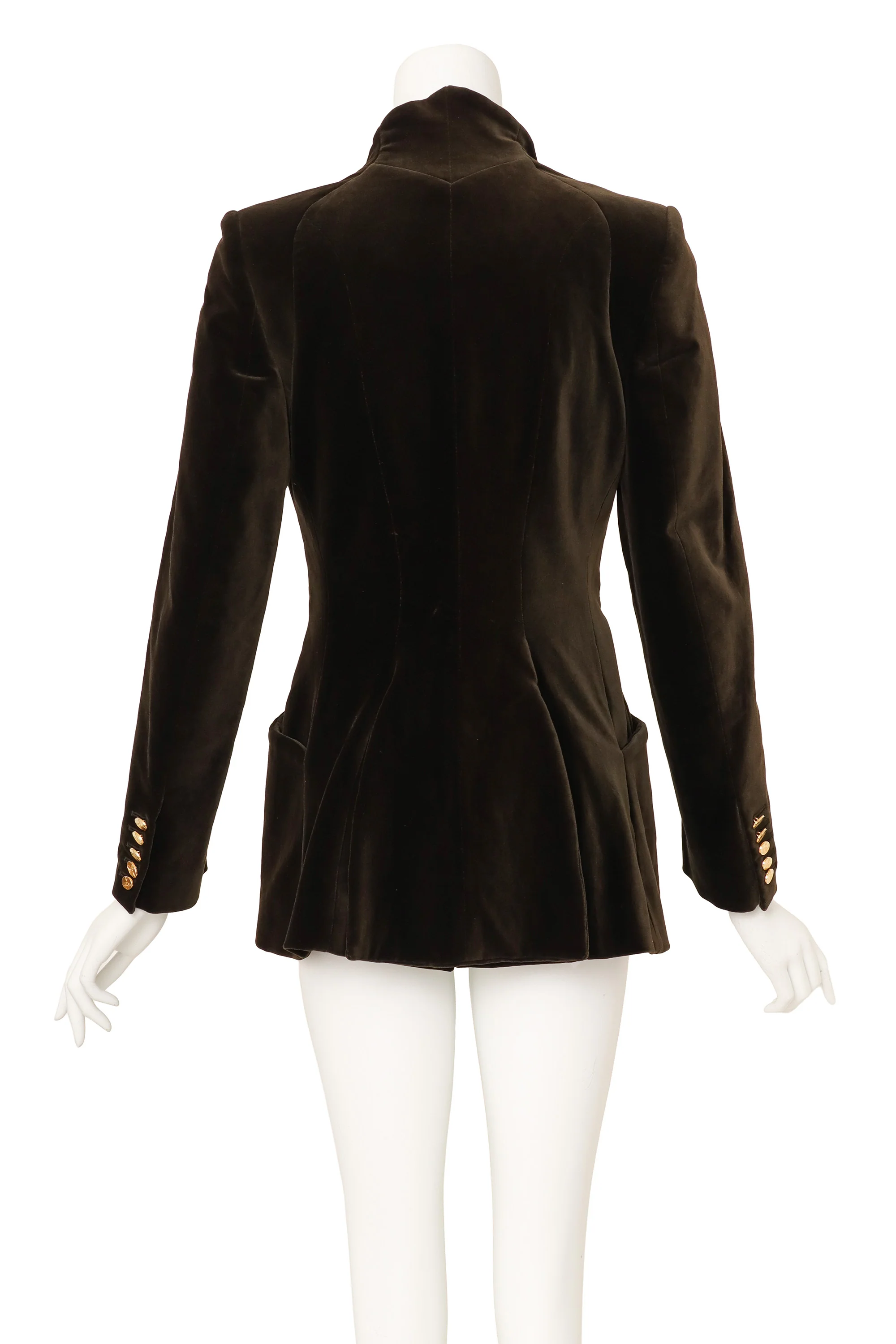 Structured Dutch Velvet Blazer - Image 5