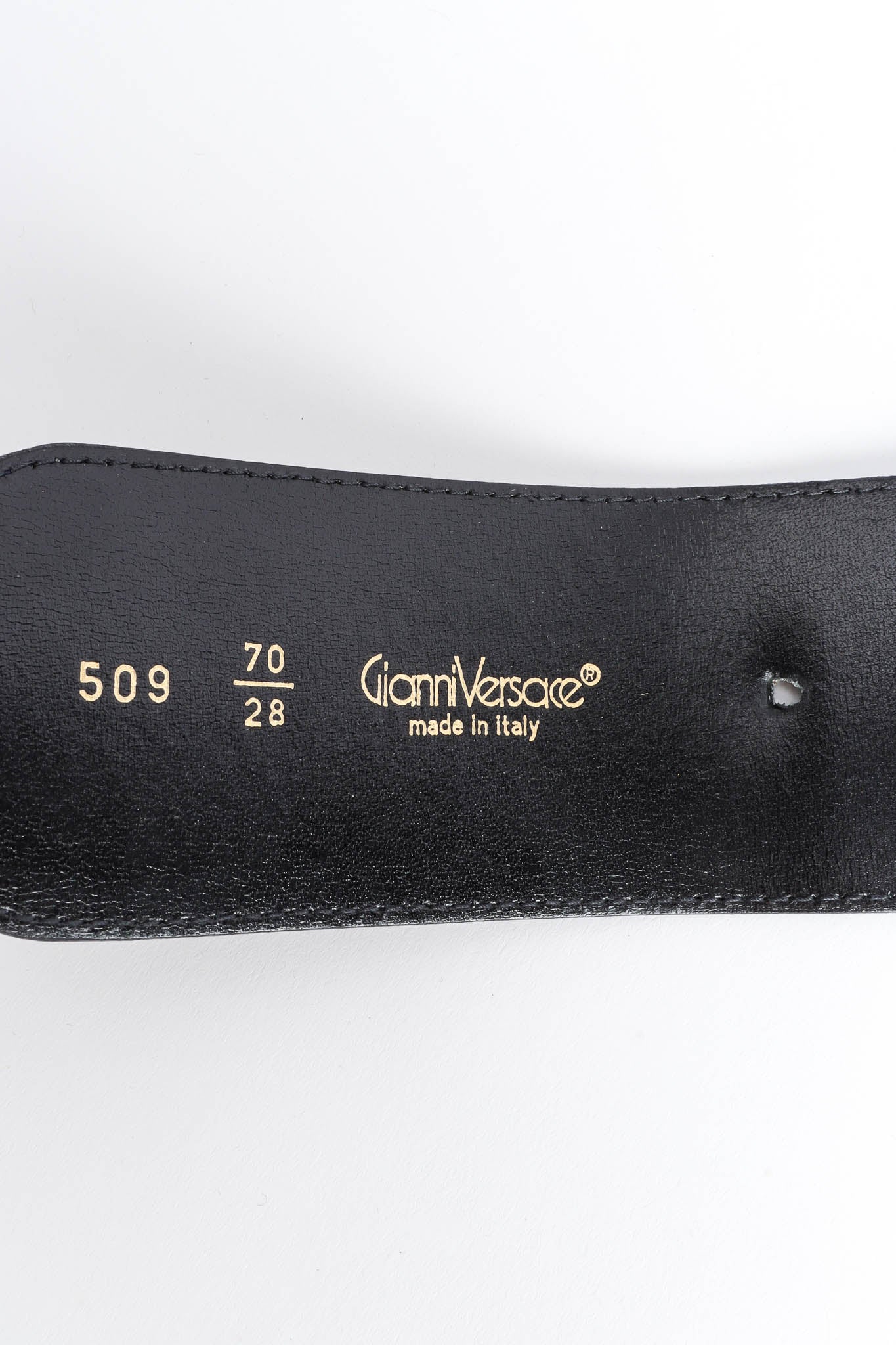 Stud Plate Leather Belt - Image 13