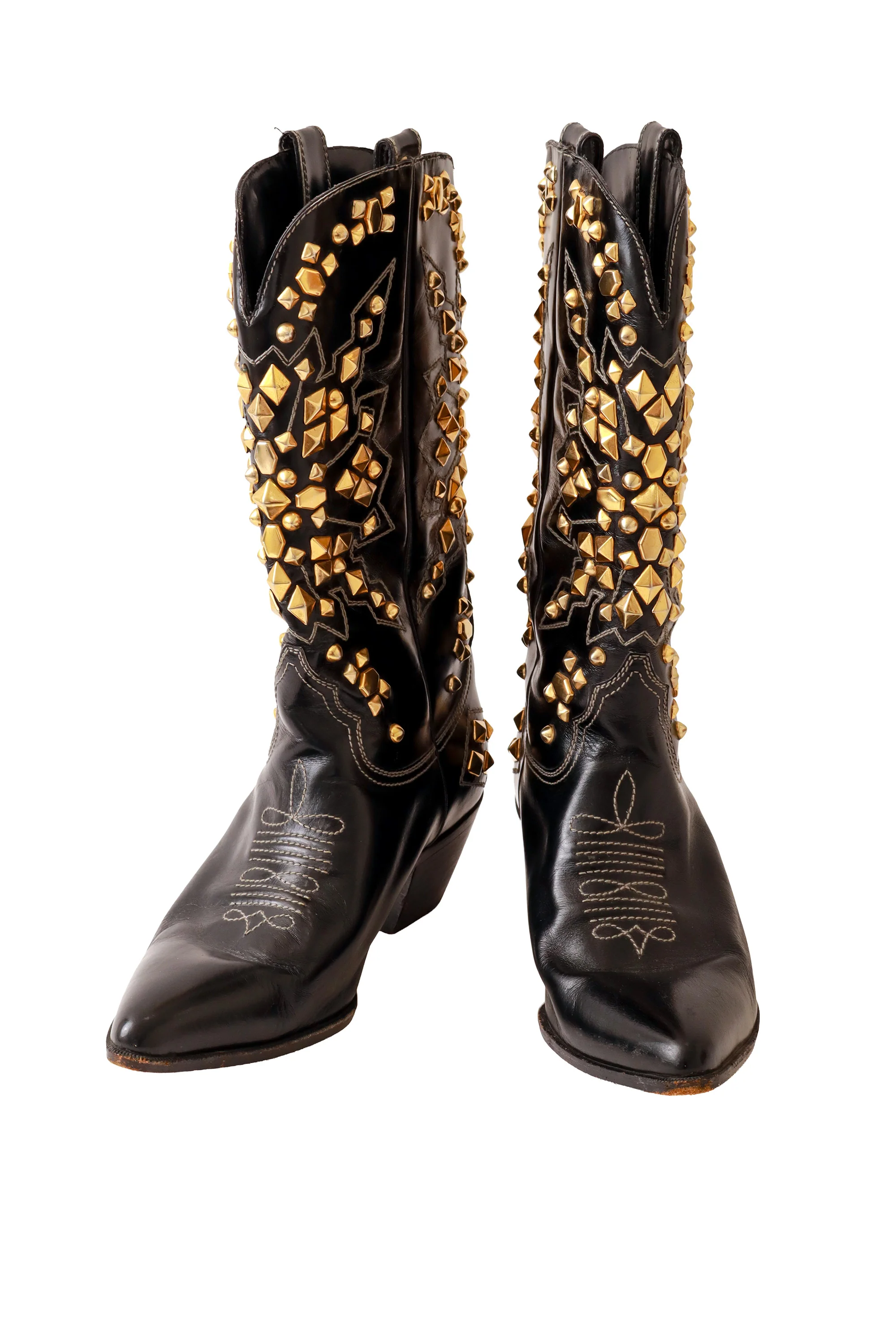 Studded Cowboy Boots