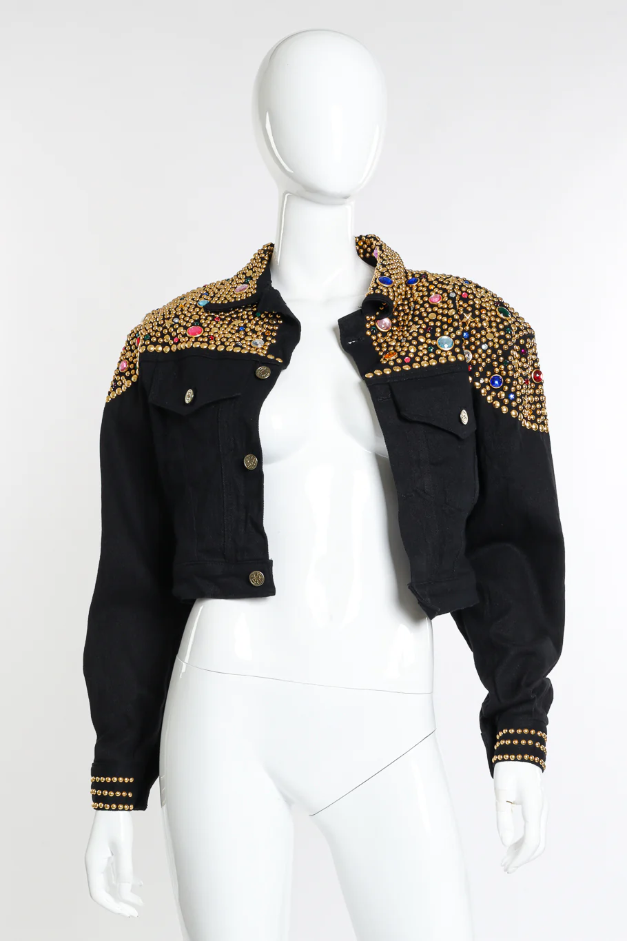 Studded Denim Jacket - Image 4