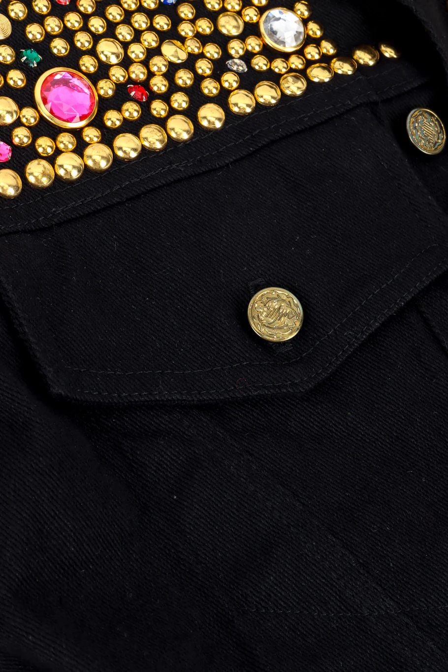 Studded Denim Jacket - Image 7