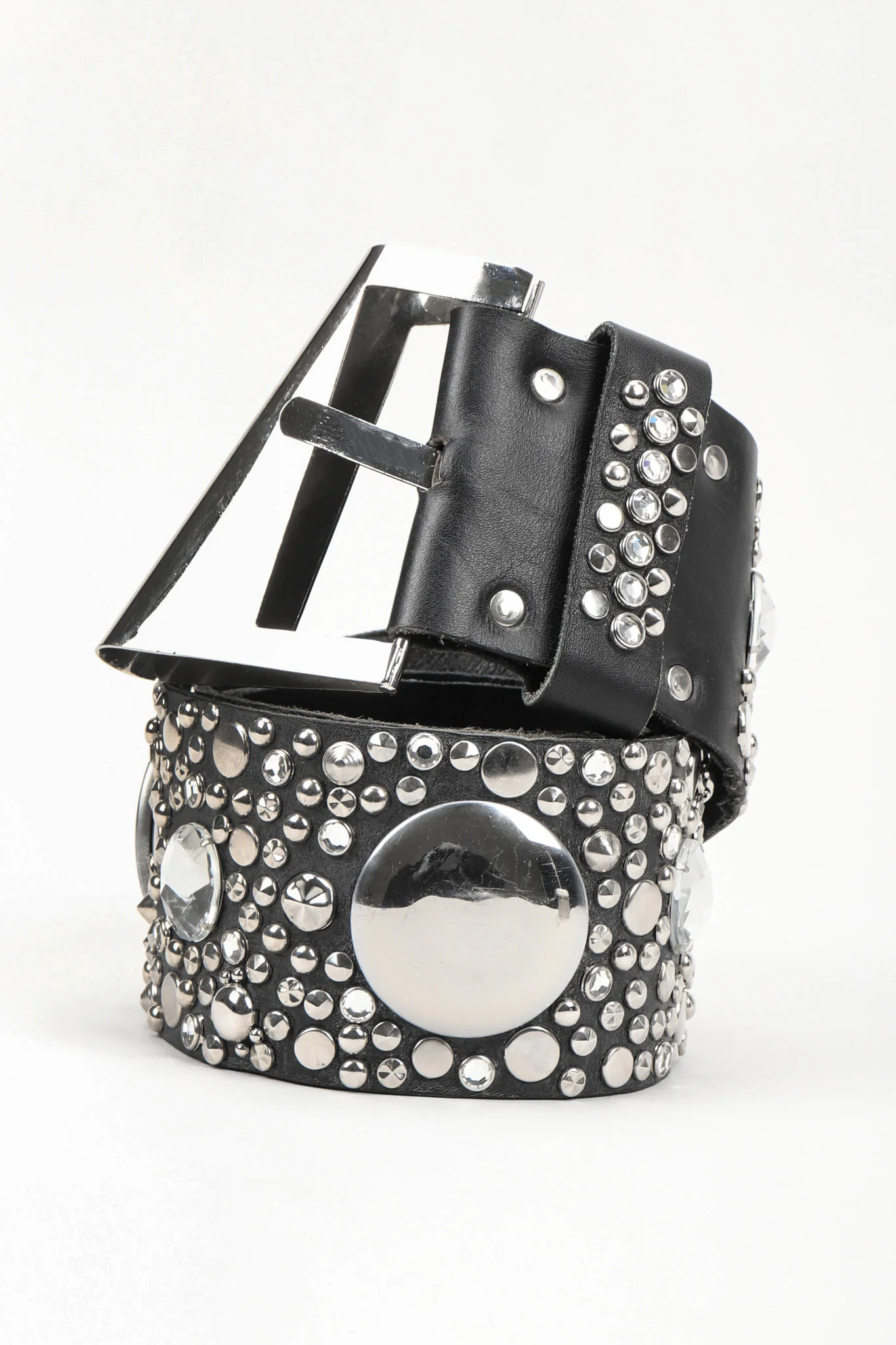 Studded Disc Bling Belt
