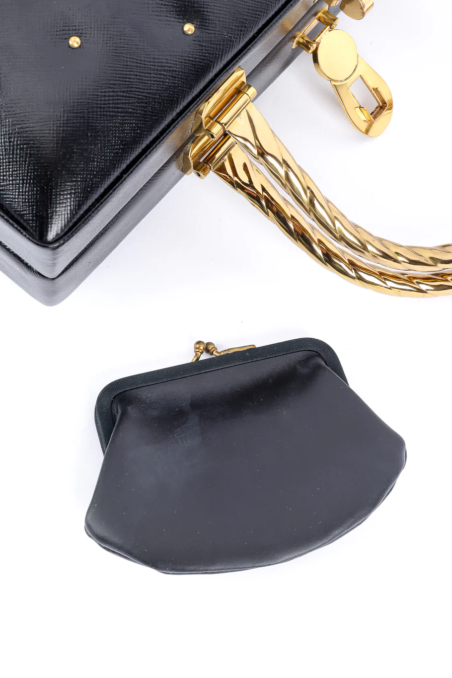 Studded Leather Box Bag - Image 13