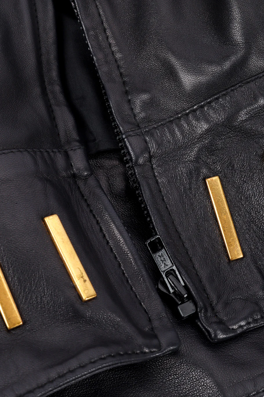 Studded Leather Jacket - Image 7