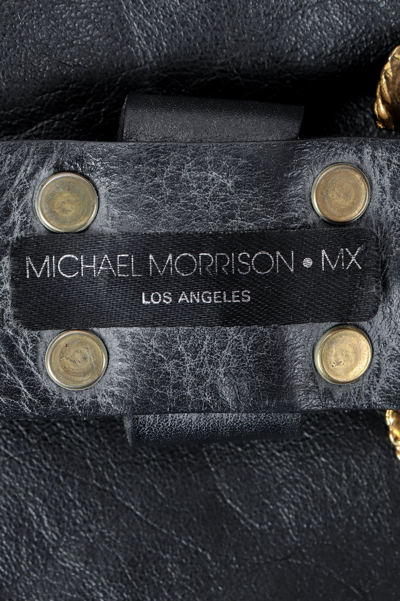Studded Leather Moto Jacket - Image 12
