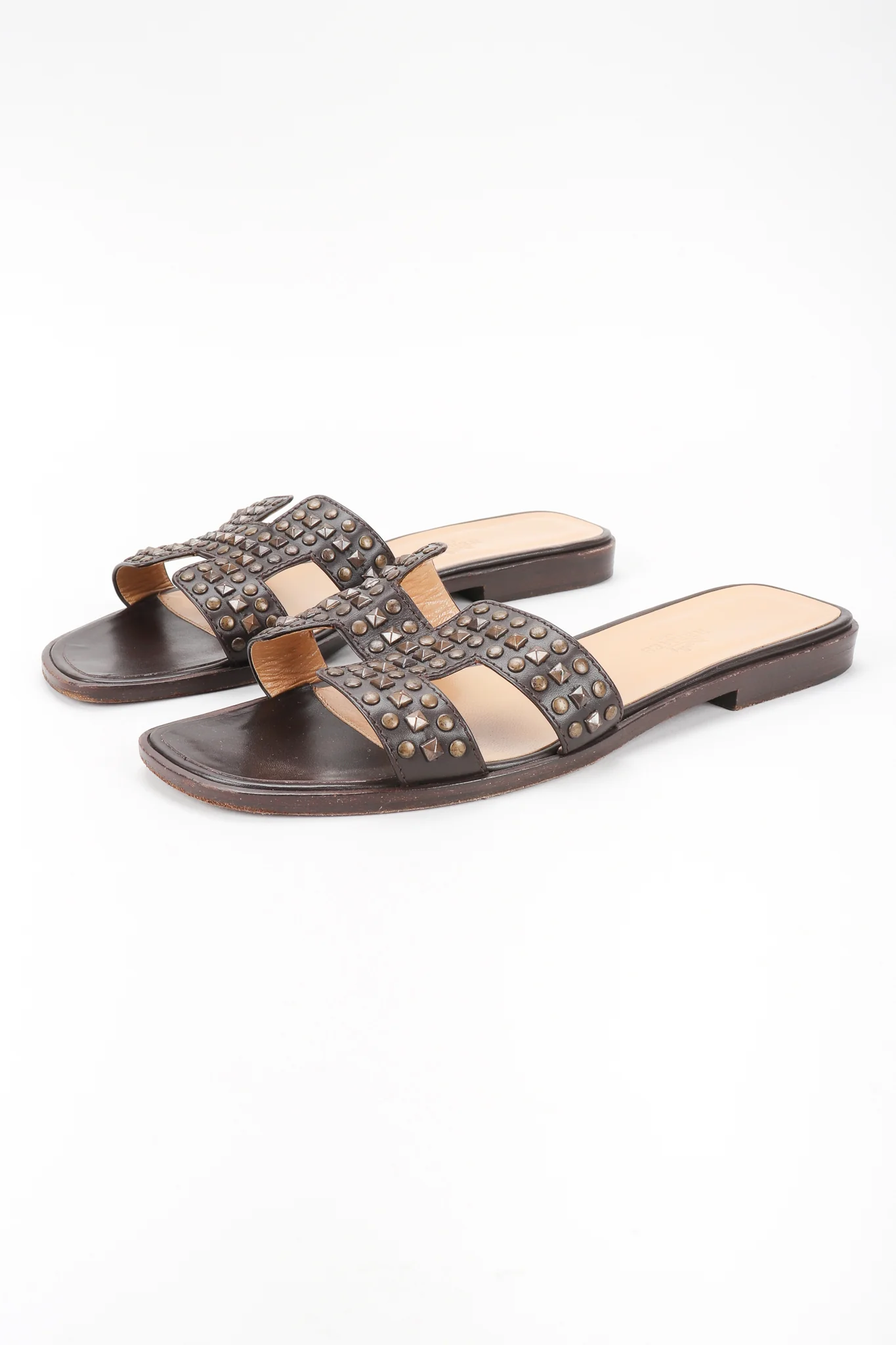 Studded Leather Oran Sandal - Image 2