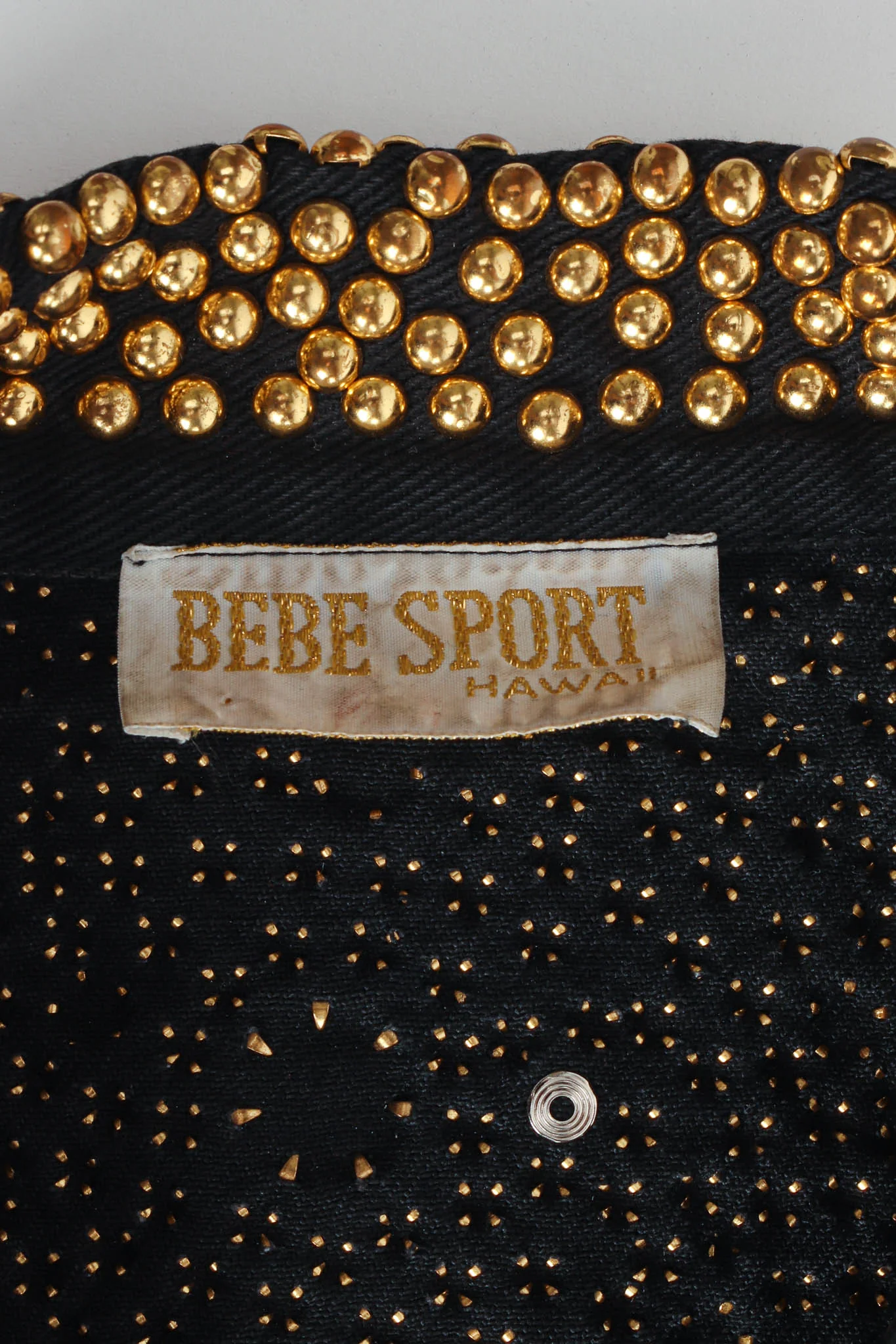 Studded Rhinestone Crop Denim Jacket - Image 12