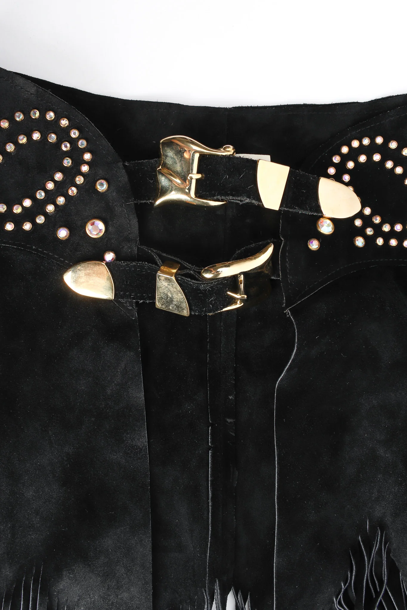Studded Suede Chap Skirt Belt - Image 6