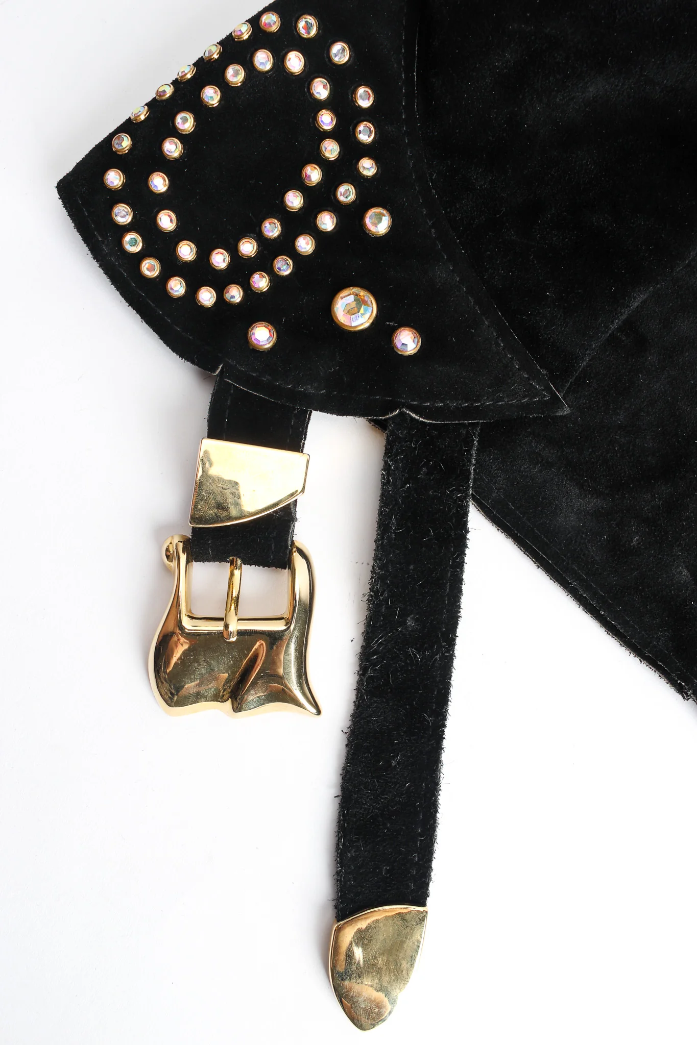 Studded Suede Chap Skirt Belt - Image 7