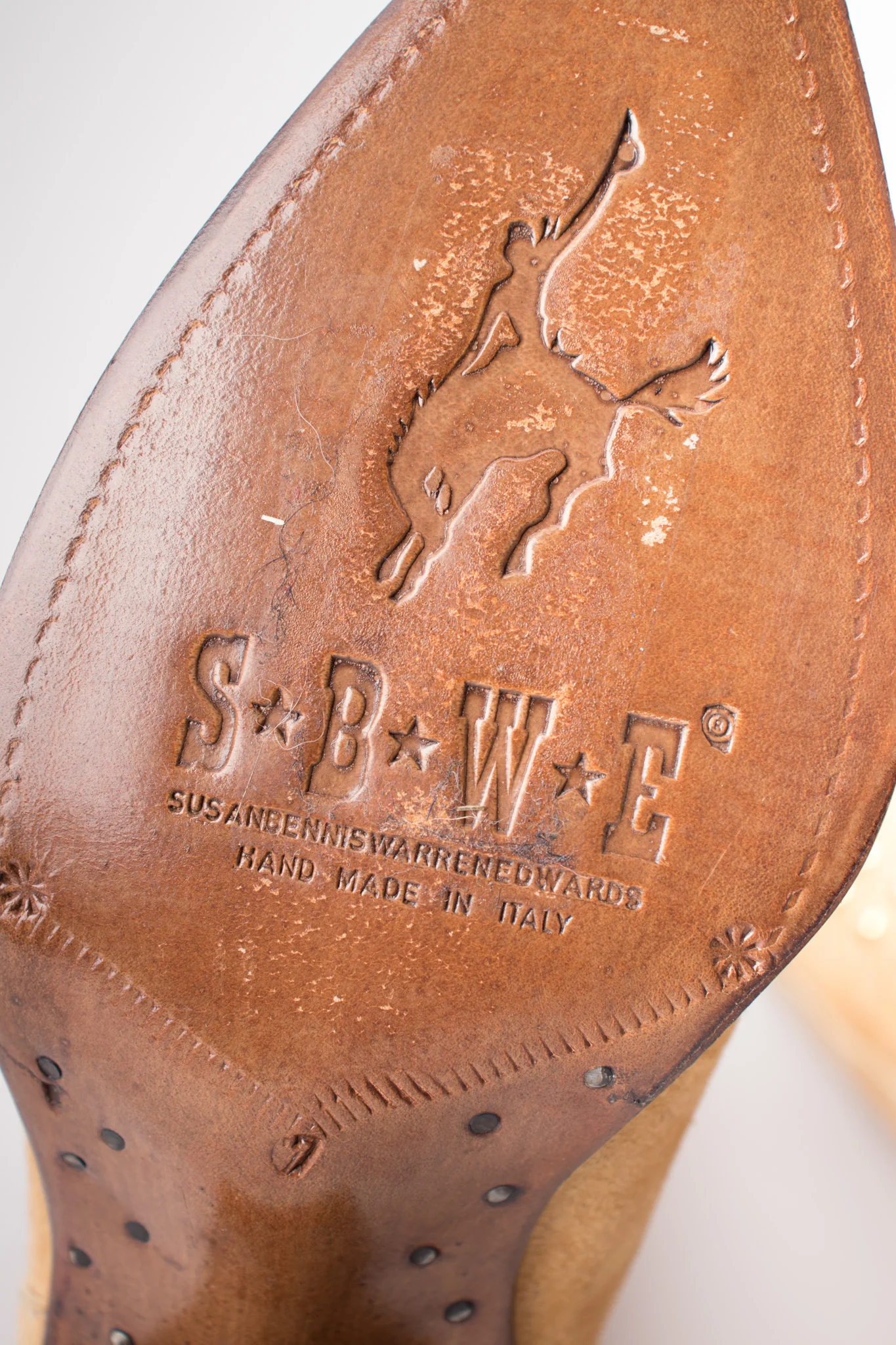 Studded Suede Fringe Boots - Image 18