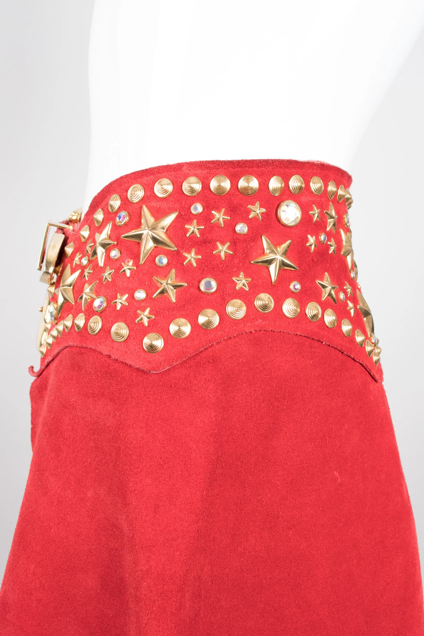 Studded Suede Fringe Belt - Image 7