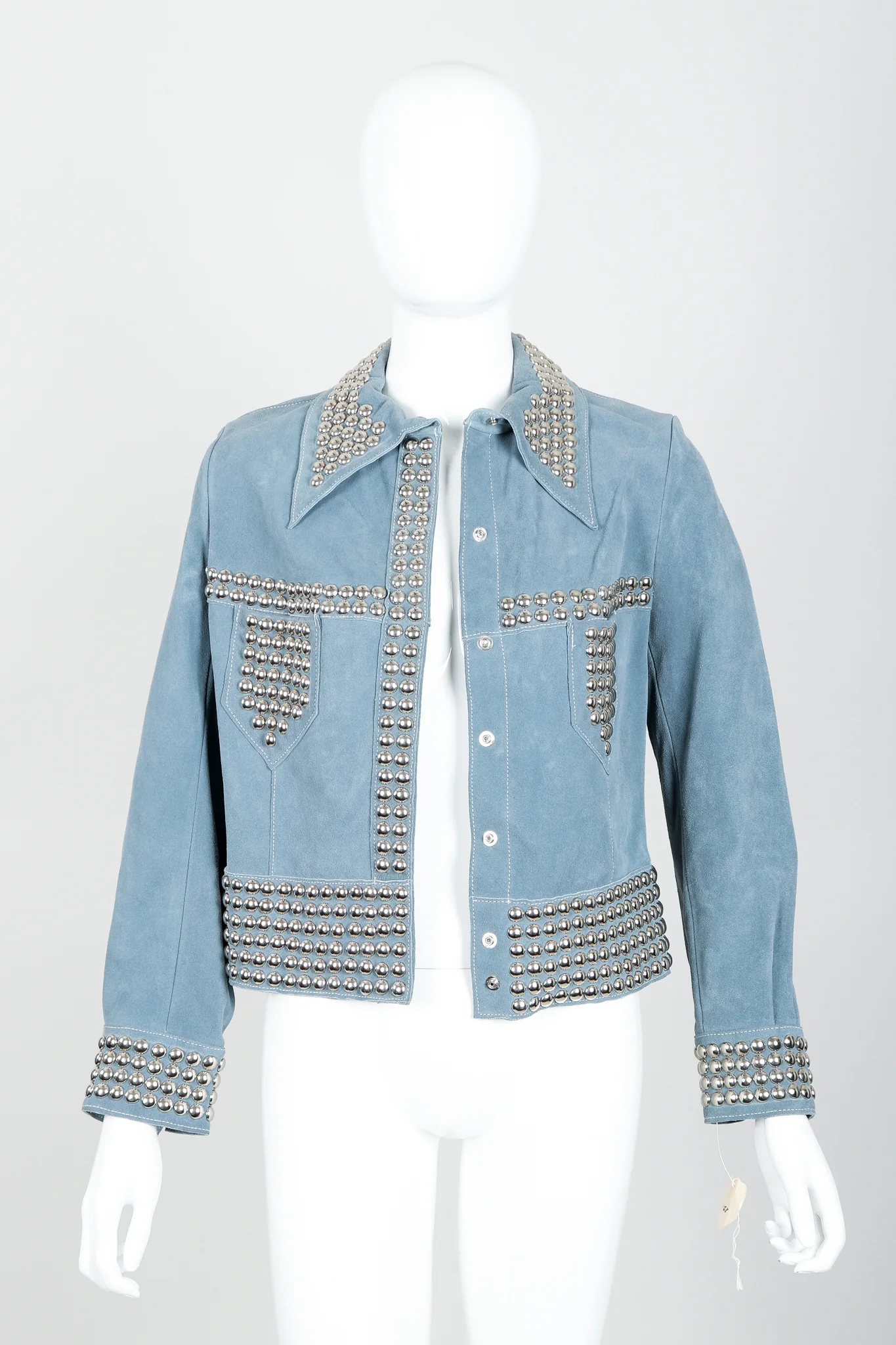 Studded Suede Jacket - Image 4