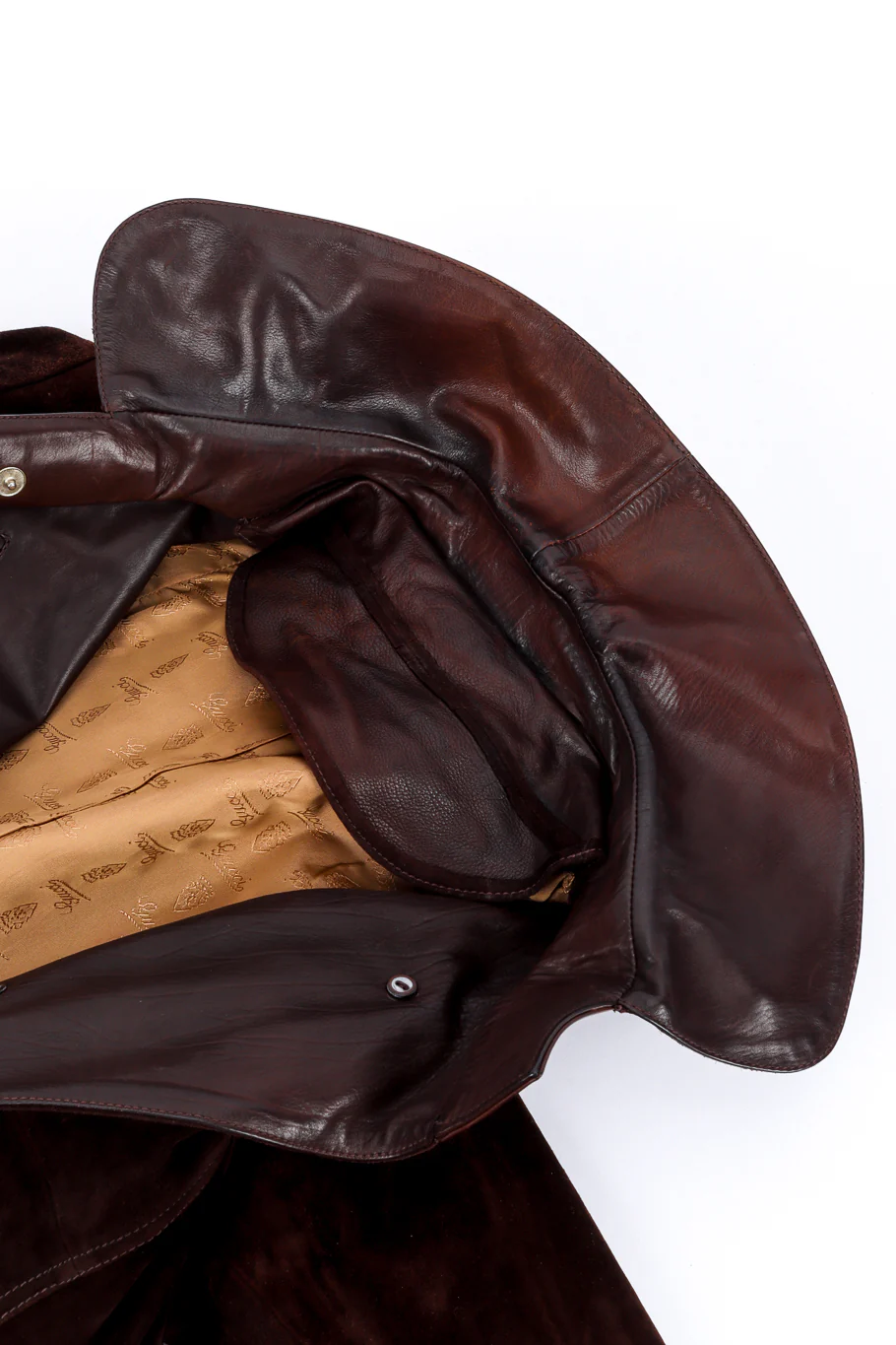 Suede and Leather Coat - Image 12