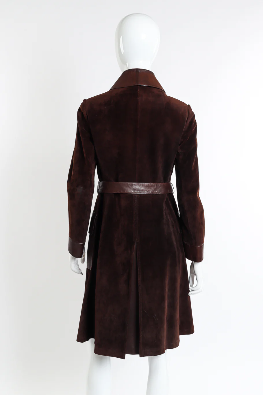 Suede and Leather Coat - Image 3
