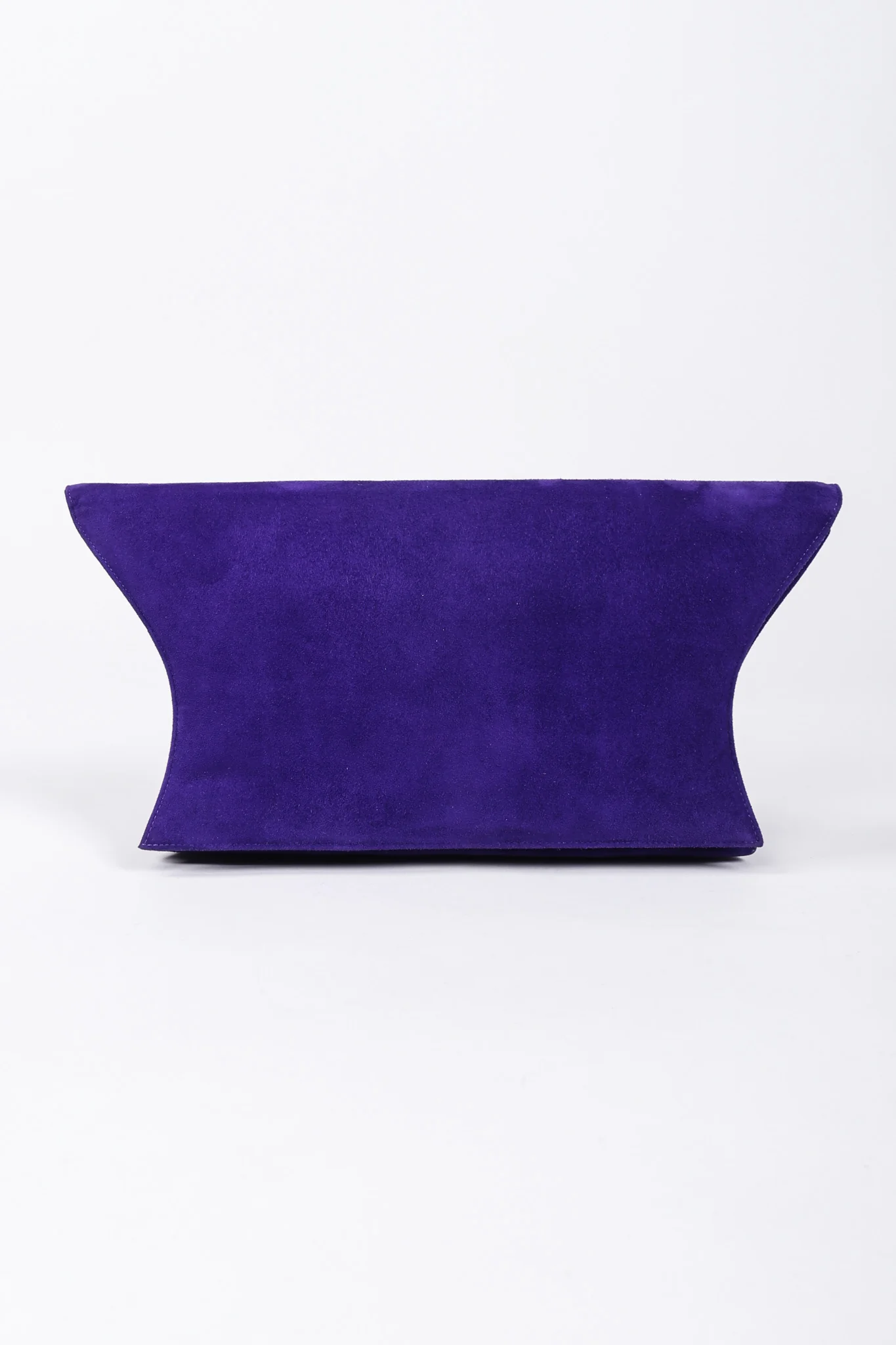 Suede Anvil Envelope Clutch - Image 3
