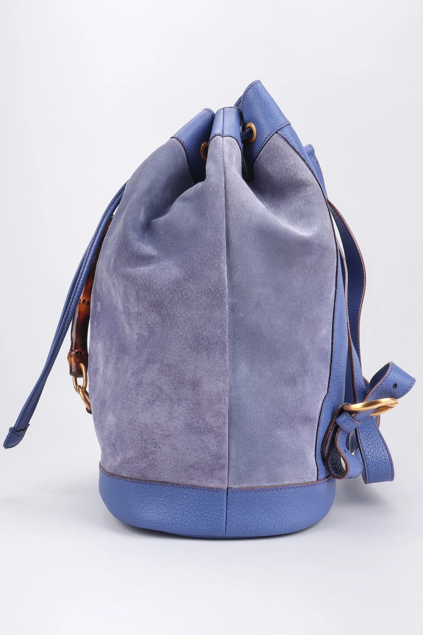 Suede Bamboo Backpack - Image 3