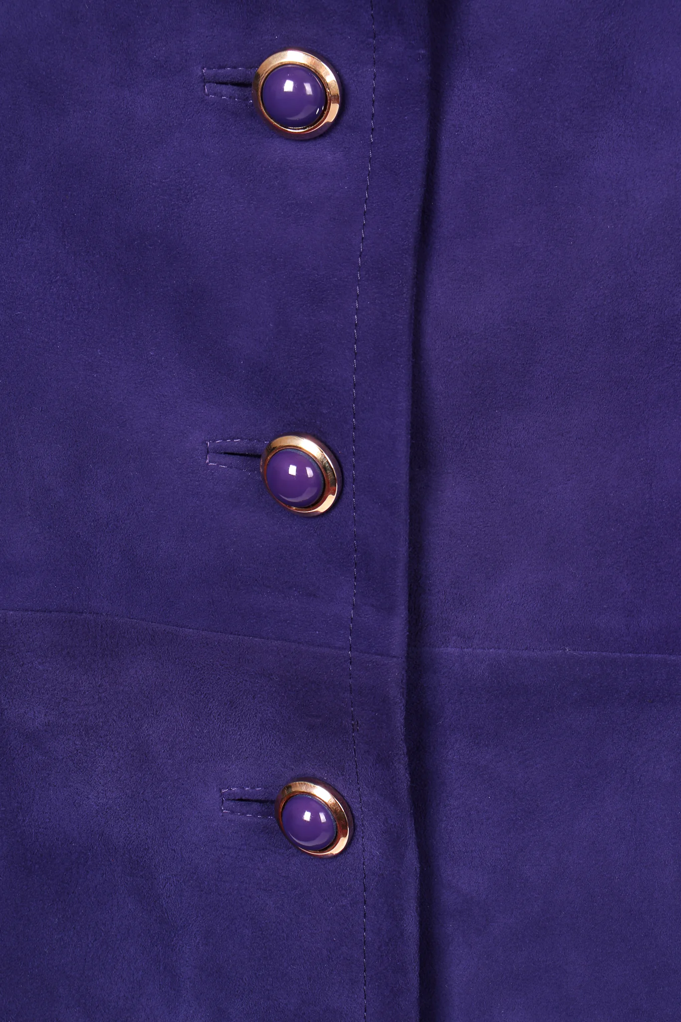 Royal Suede Button Skirt - Image 8