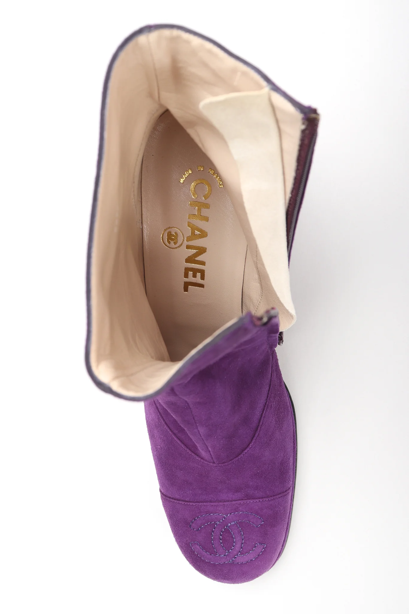 Suede Cap Toe Ankle Boots - Image 11