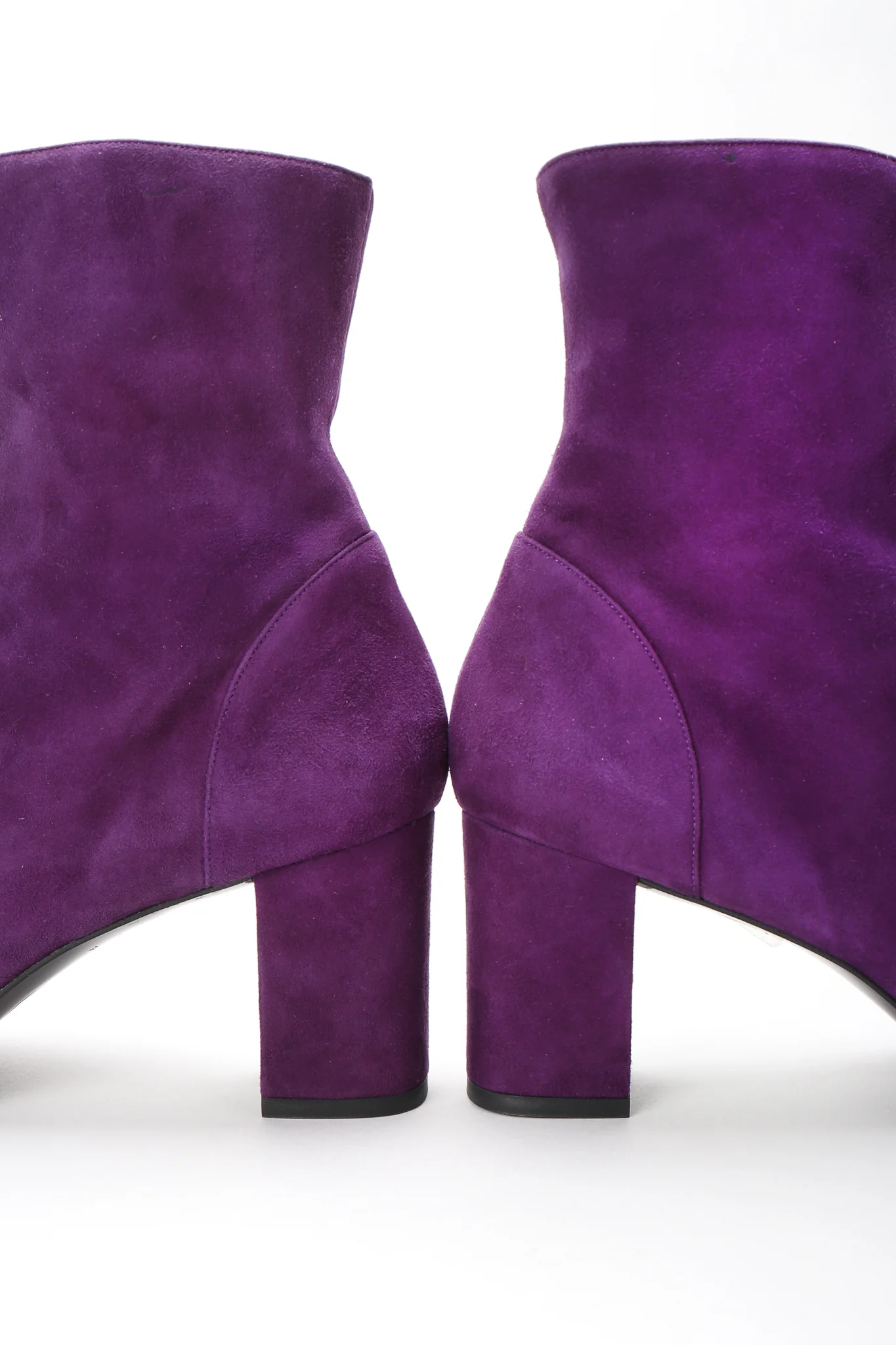 Suede Cap Toe Ankle Boots - Image 8