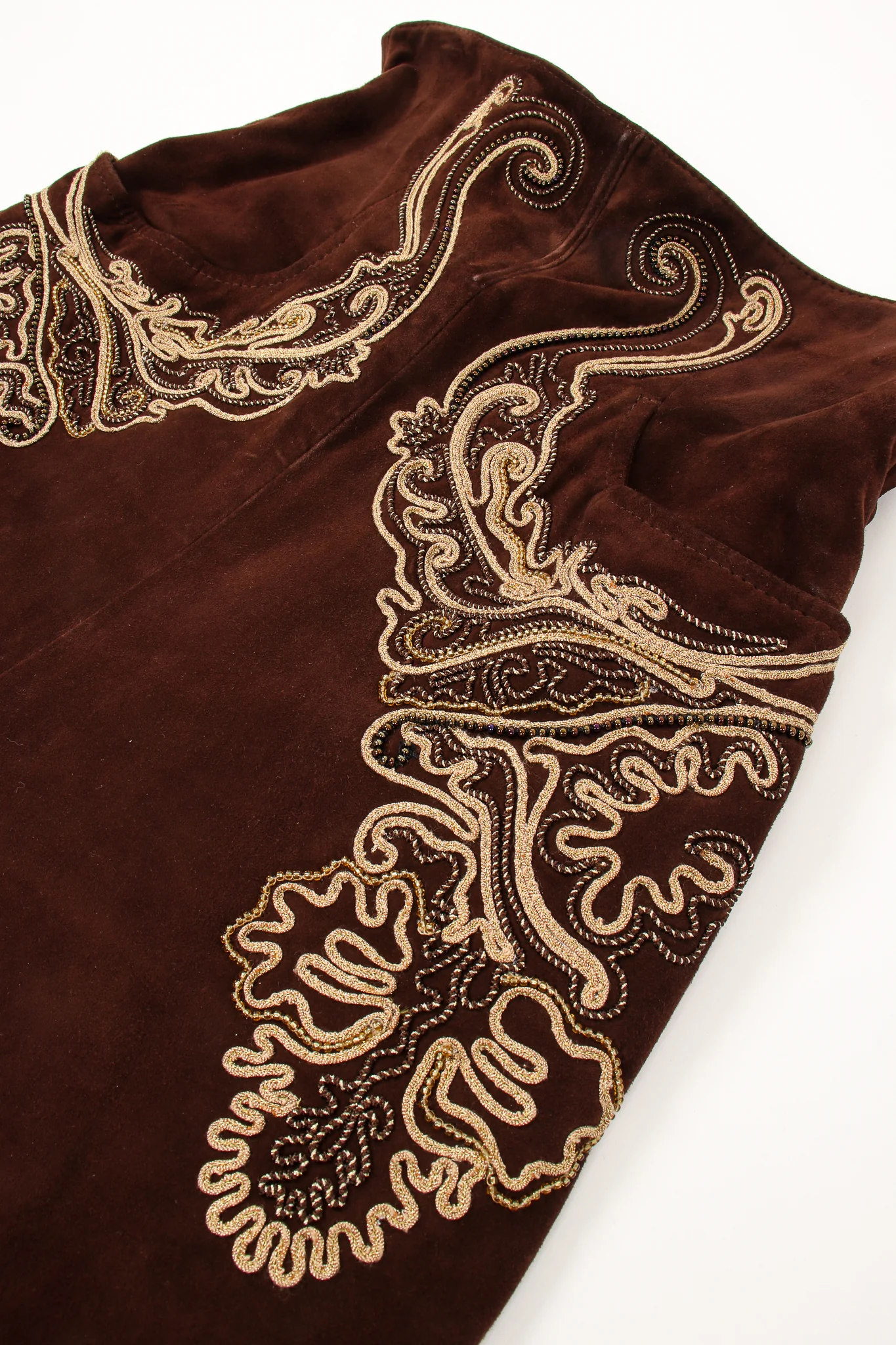 Suede Corset Waist Pant - Image 13