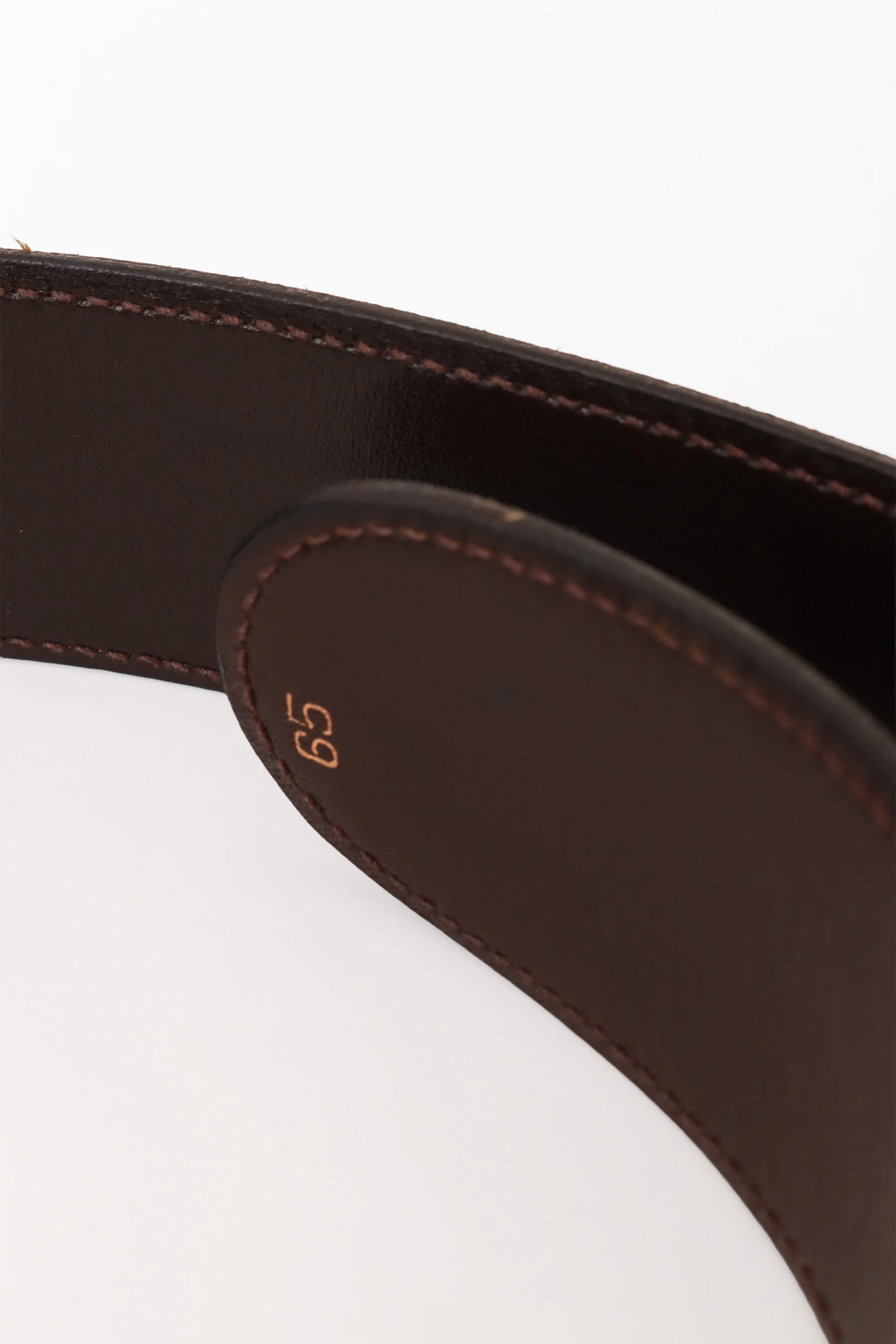 Suede Enamel Logo Belt - Image 6