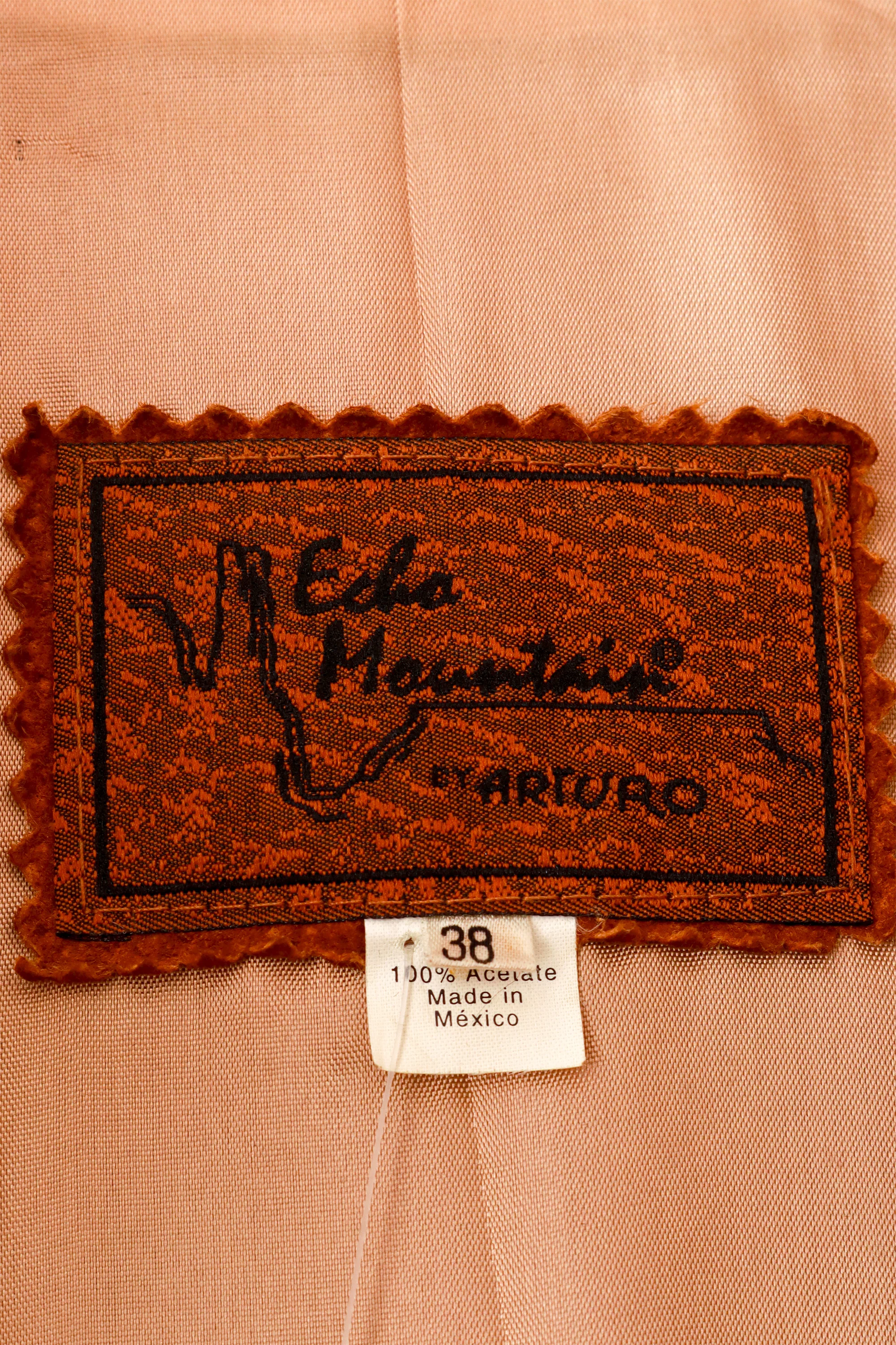 Suede Fringe Beaded Jacket - Image 6