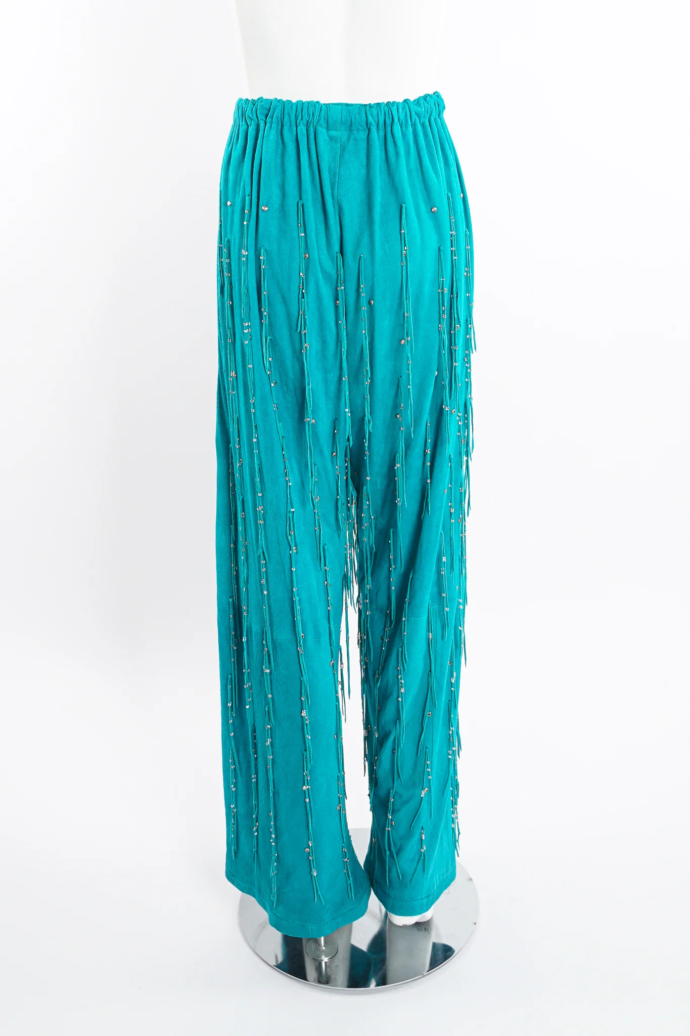 Suede Fringe Top & Pant Set - Image 12