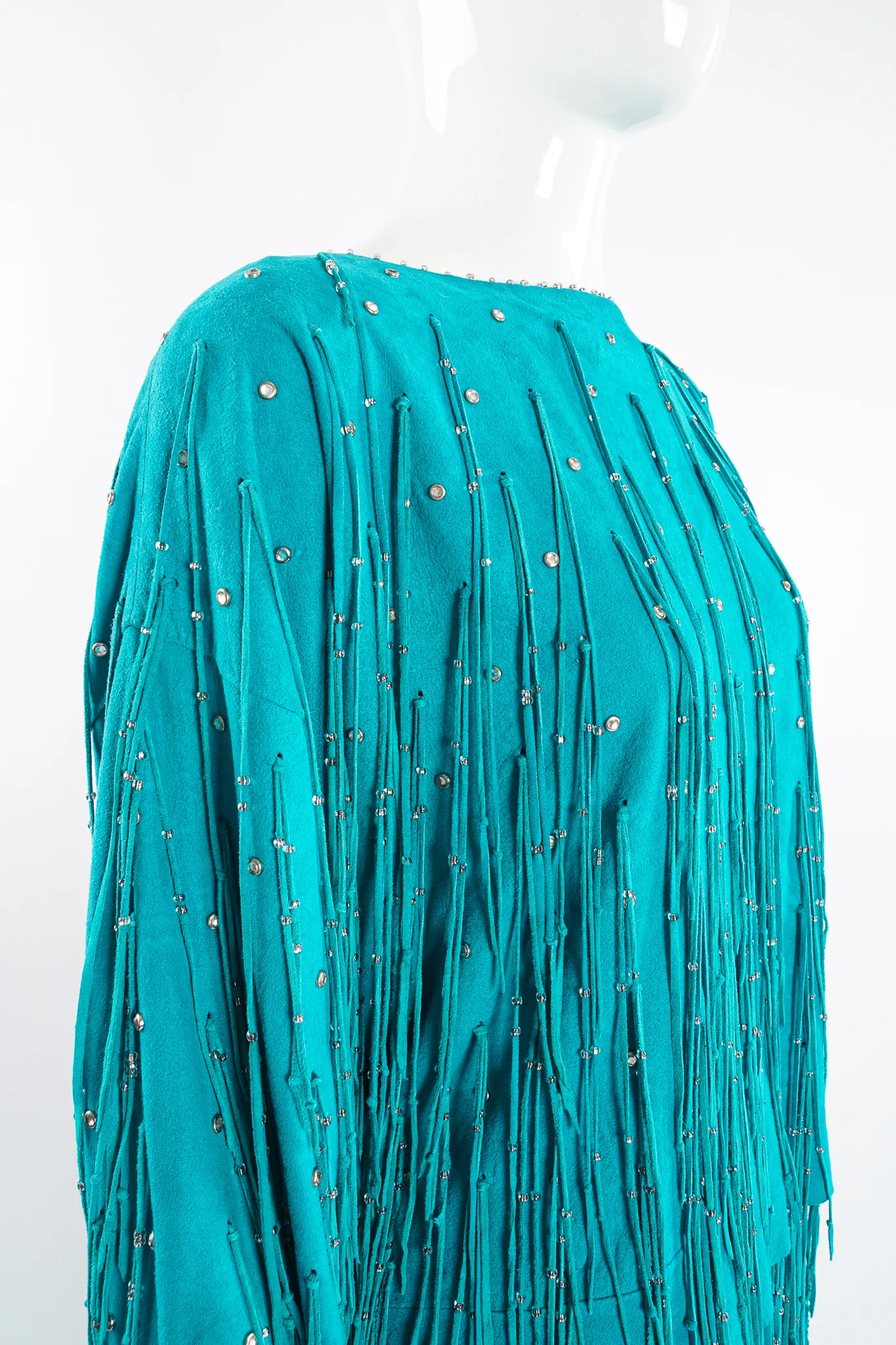 Suede Fringe Top & Pant Set - Image 8
