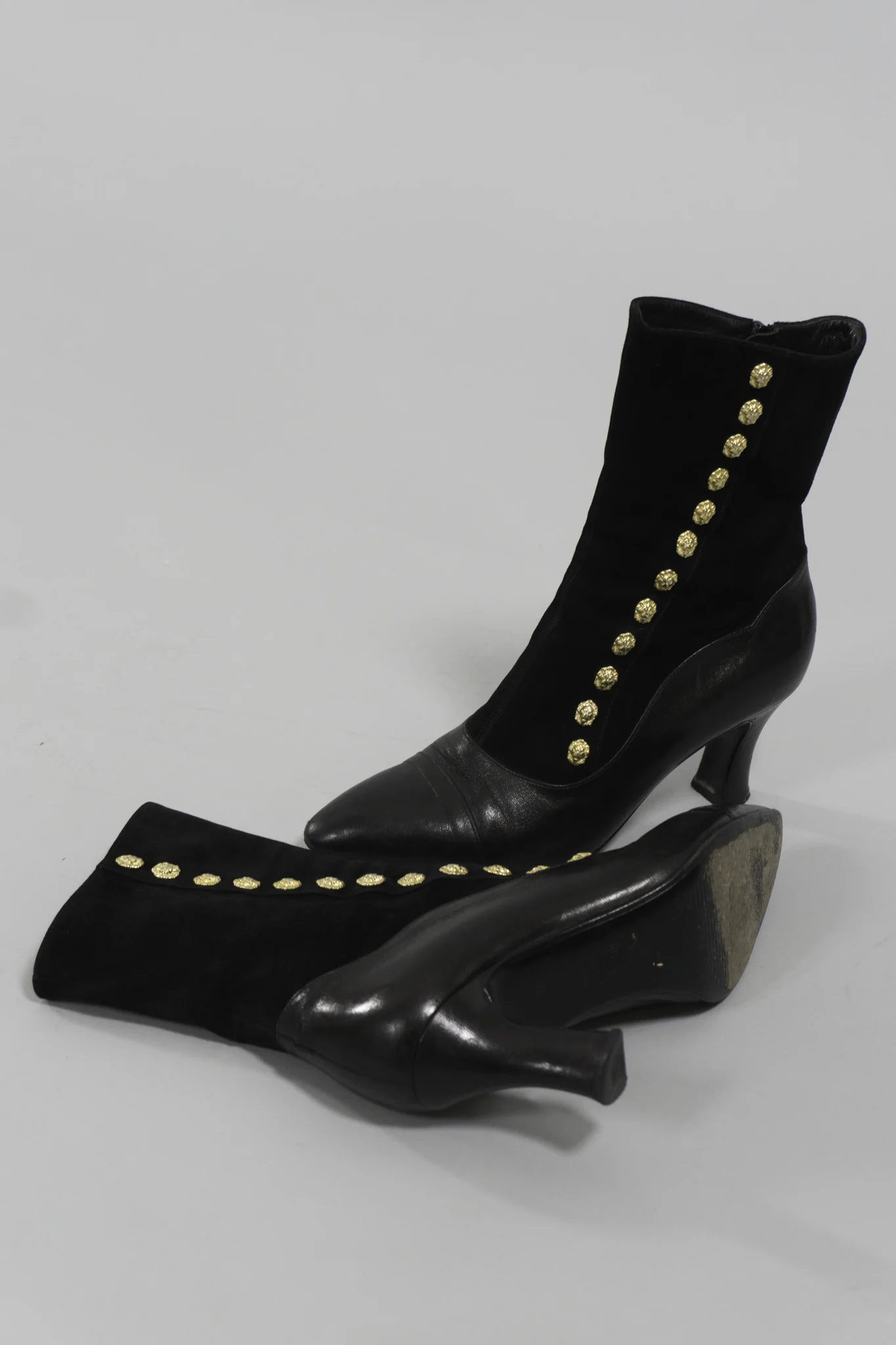 Suede Lion Stud Ankle Boot - Image 2