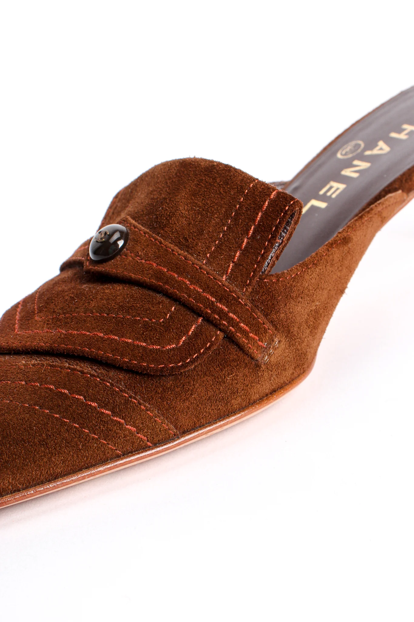 Suede Loafer Mules - Image 11