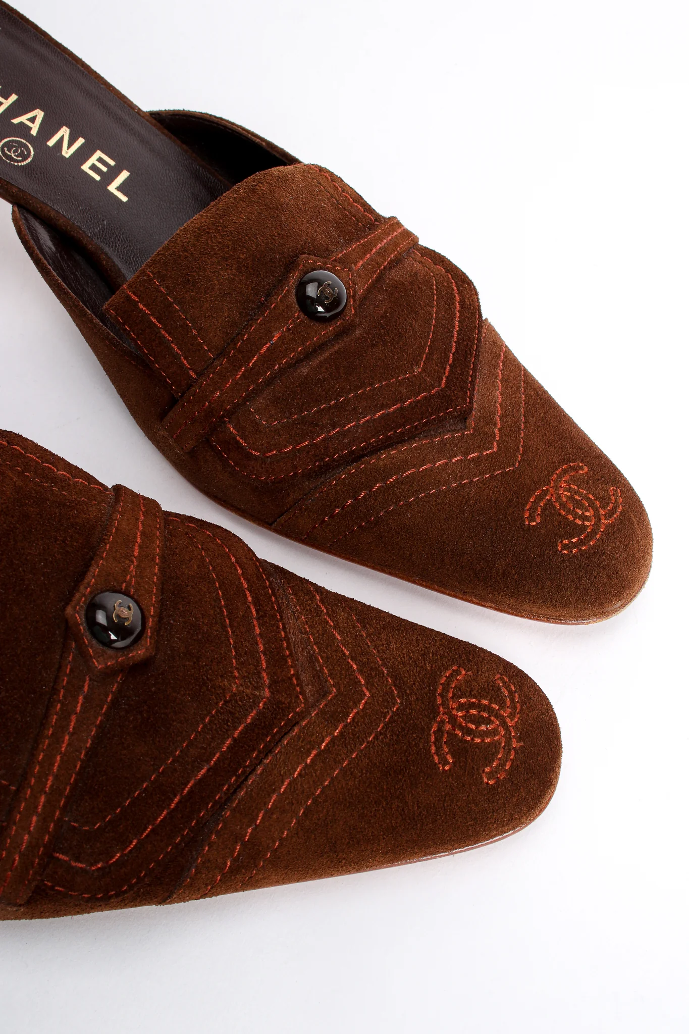 Suede Loafer Mules - Image 3