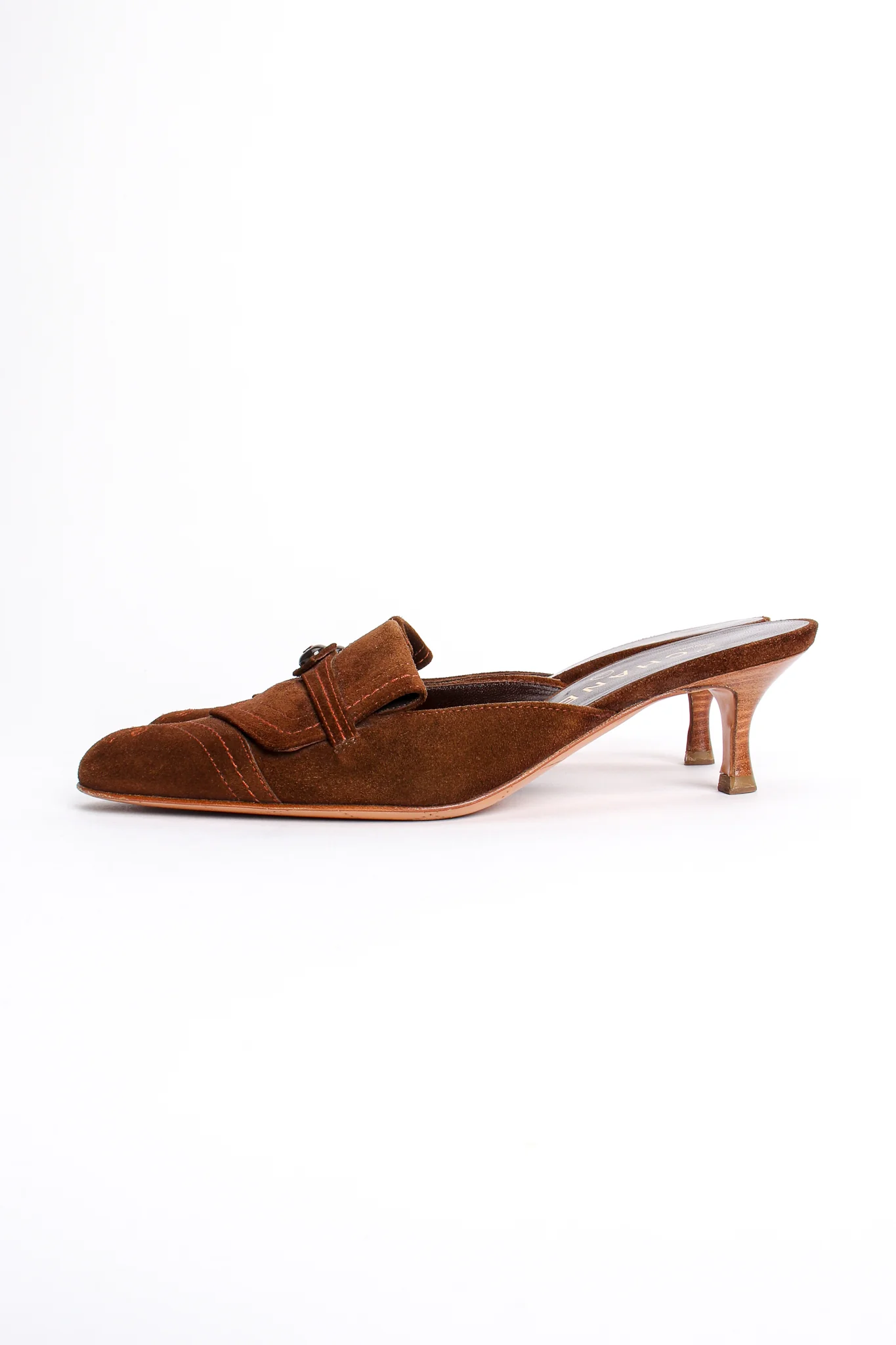 Suede Loafer Mules - Image 8