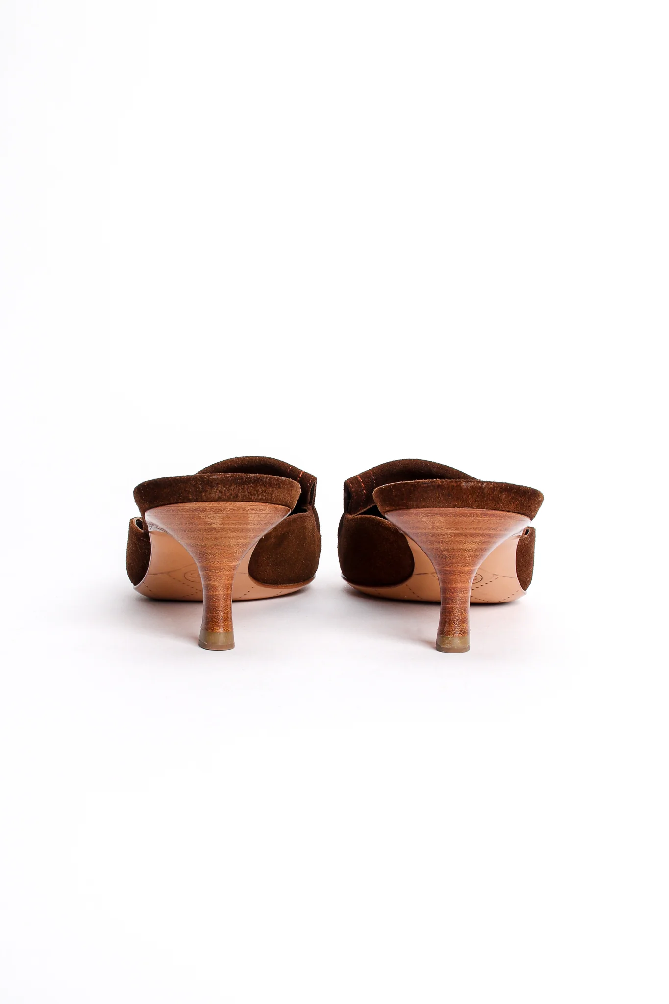 Suede Loafer Mules - Image 9