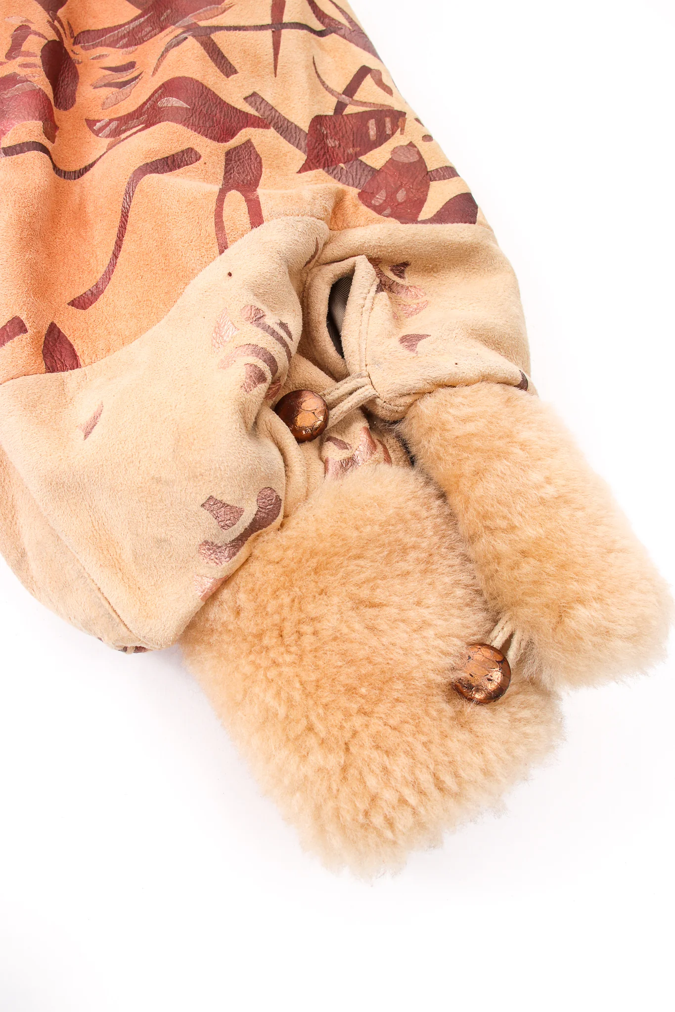 Suede Patchwork Bomber Jacket - Image 20