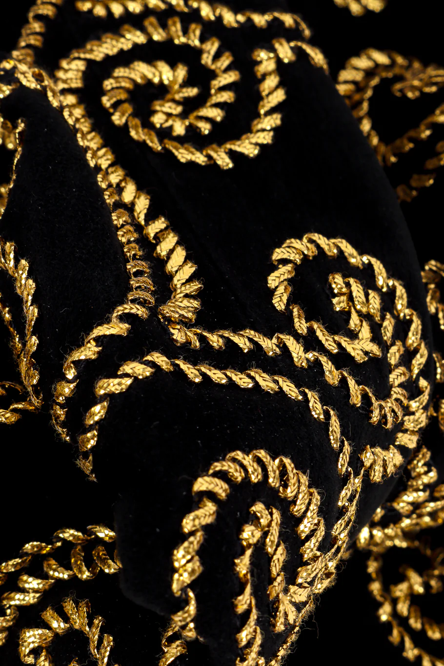Suede Ribbon Swirl Bolero Jacket - Image 5